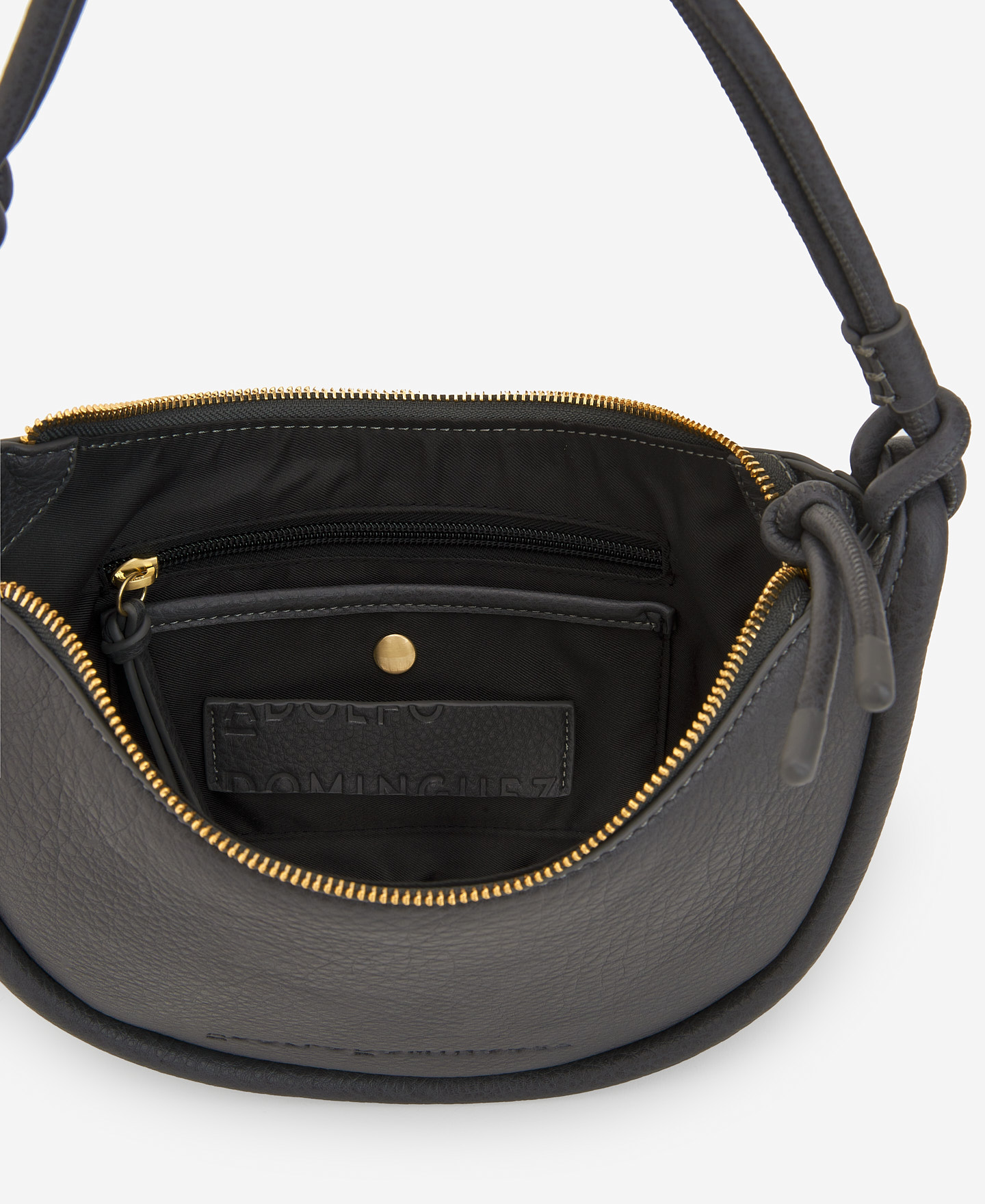 Recycled material baguette bag for women image number 2
