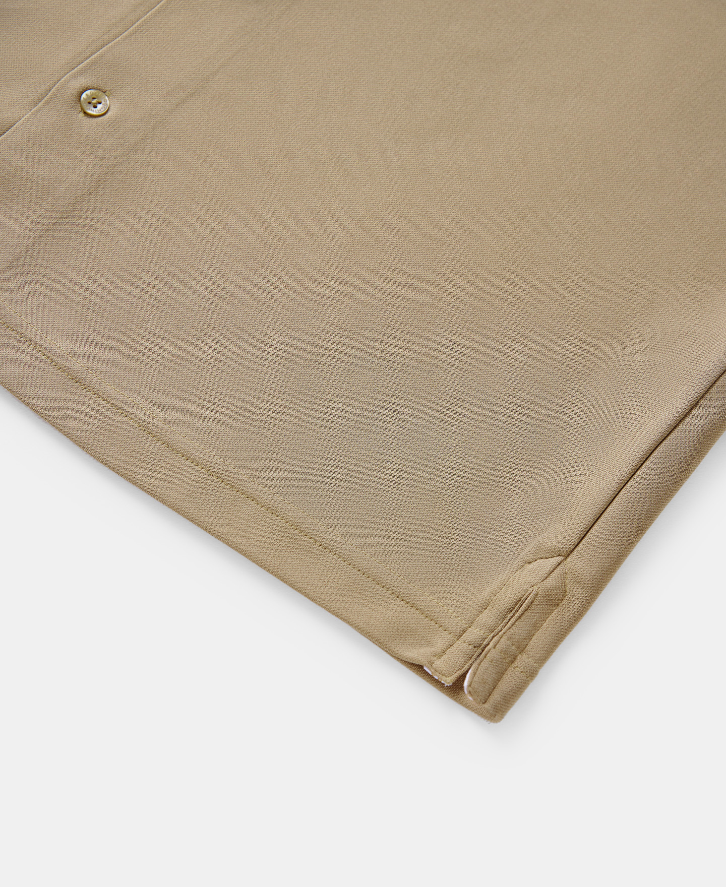 Modal button-down polo shirt image number 3
