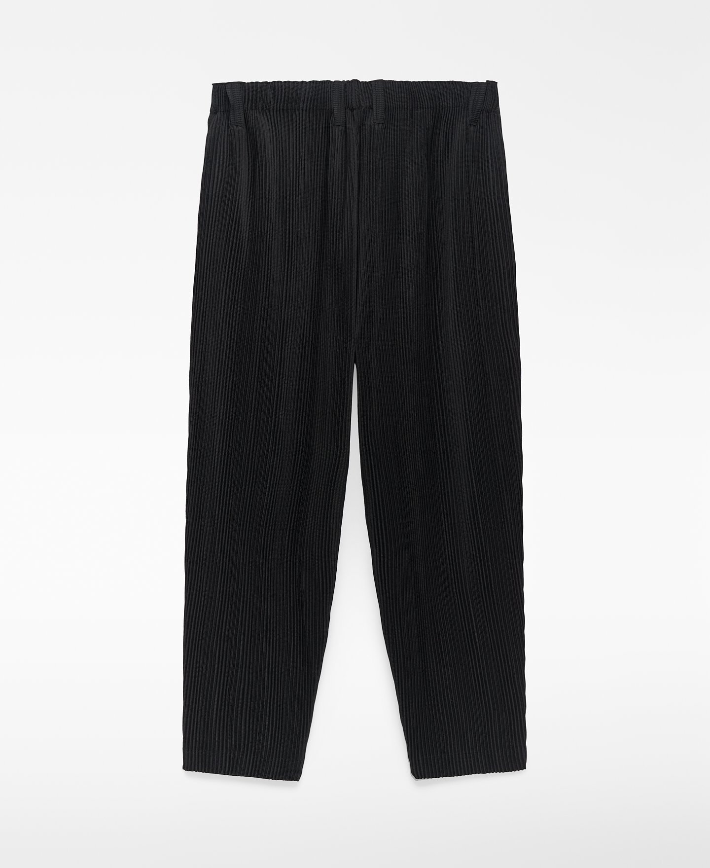Barrel fit crinkle trousers man image number 5