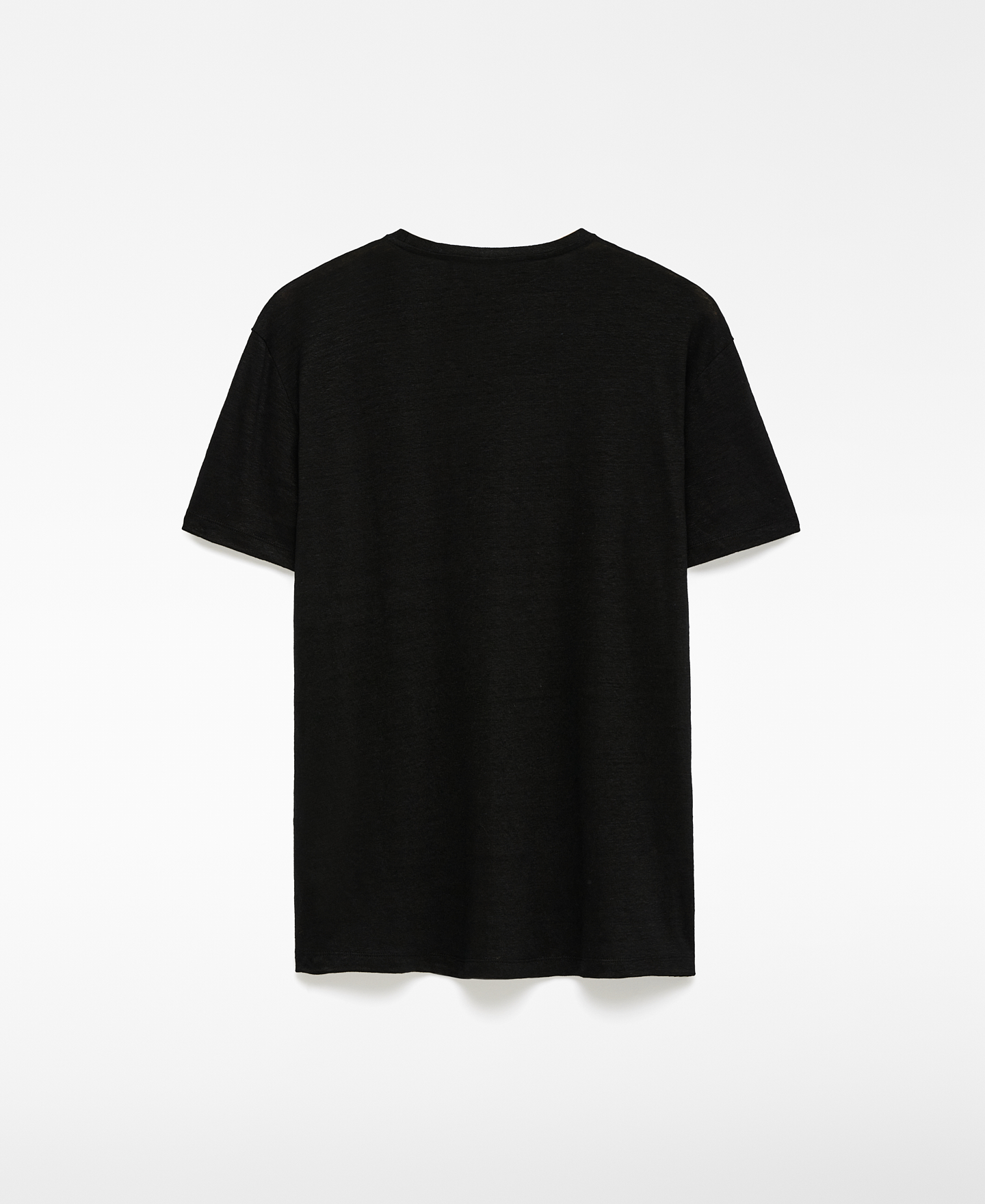 European linen regular fit T-shirt man image number 5