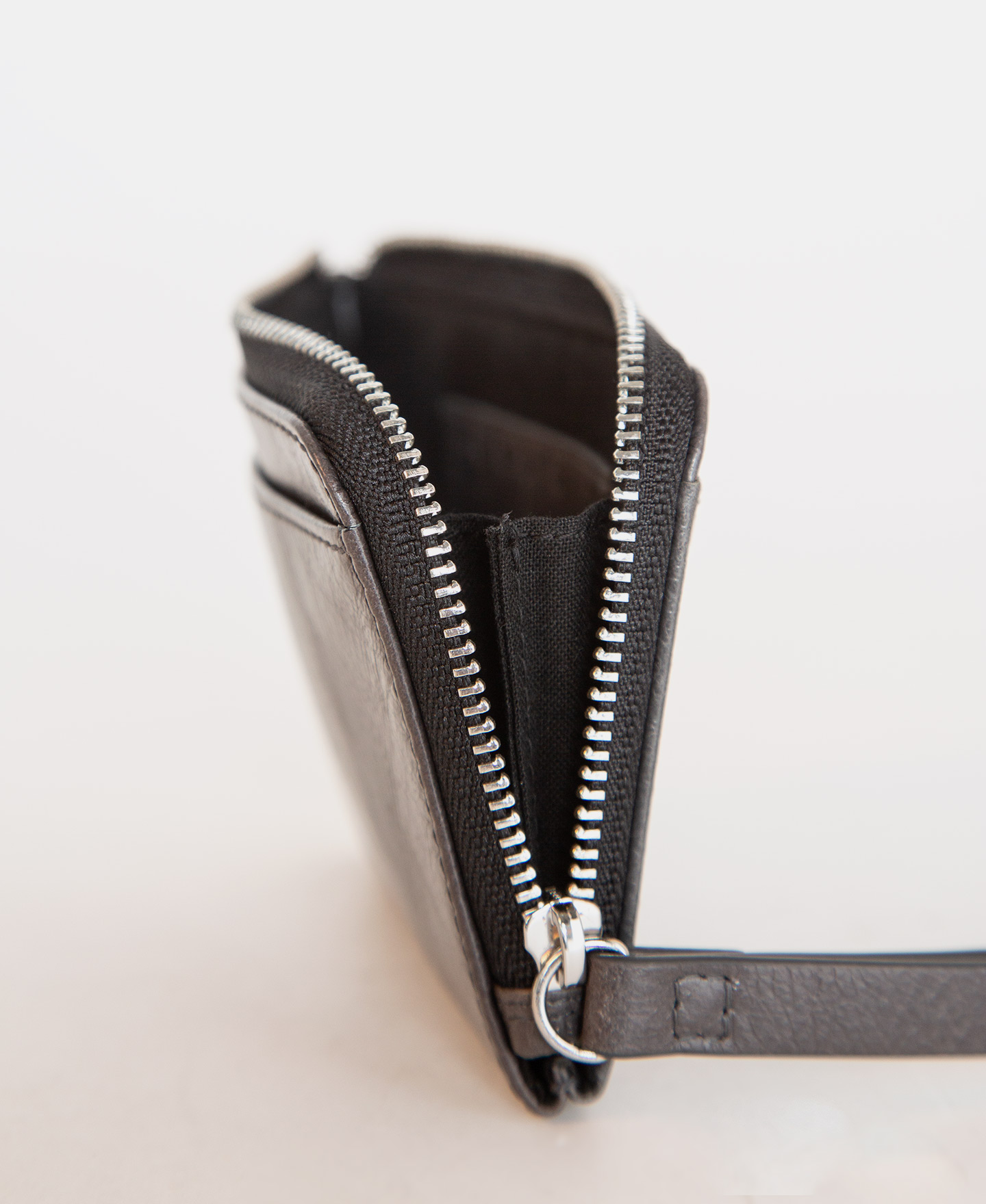 Responsible leather elongated wallet image number 2