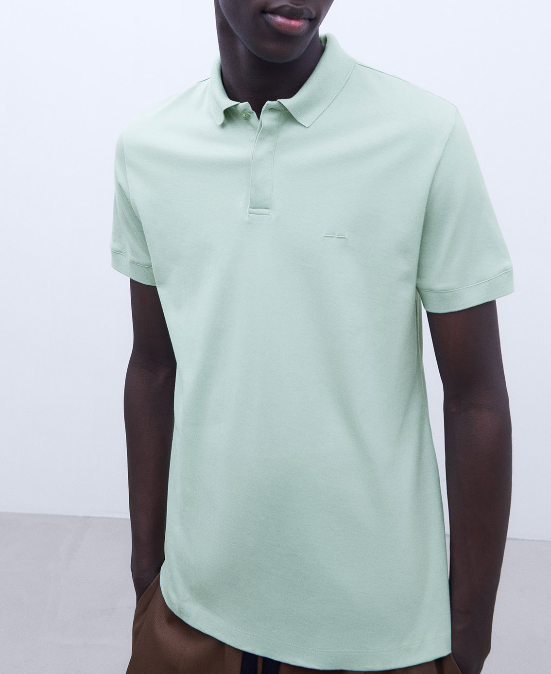 Cotton polo shirt image number 0
