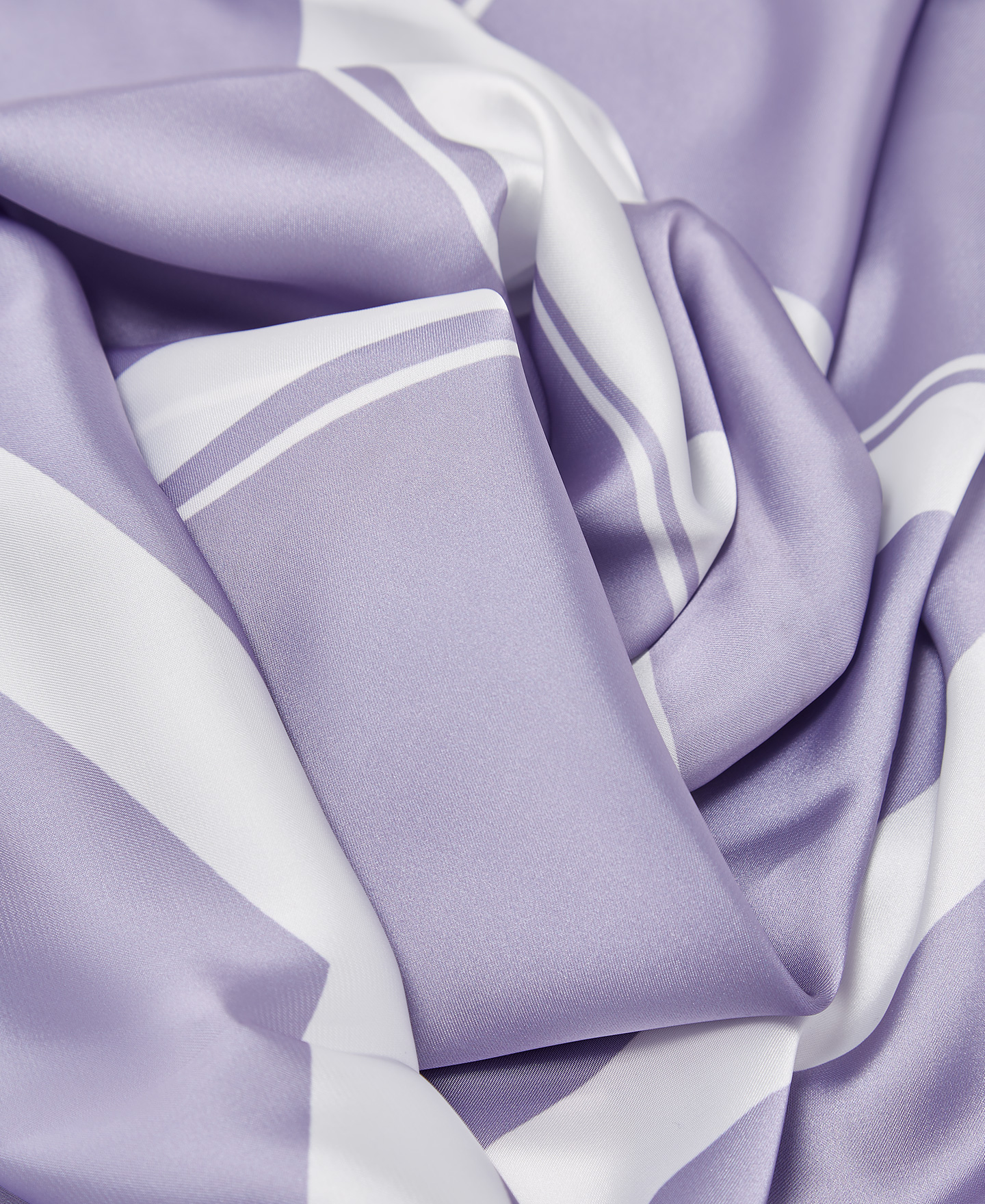 Straight printed scarf with logo image number 1