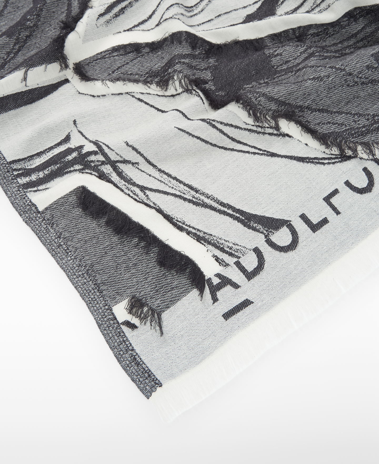 Xale estampado jacquard algod&atilde;o org&acirc;nico image number 2