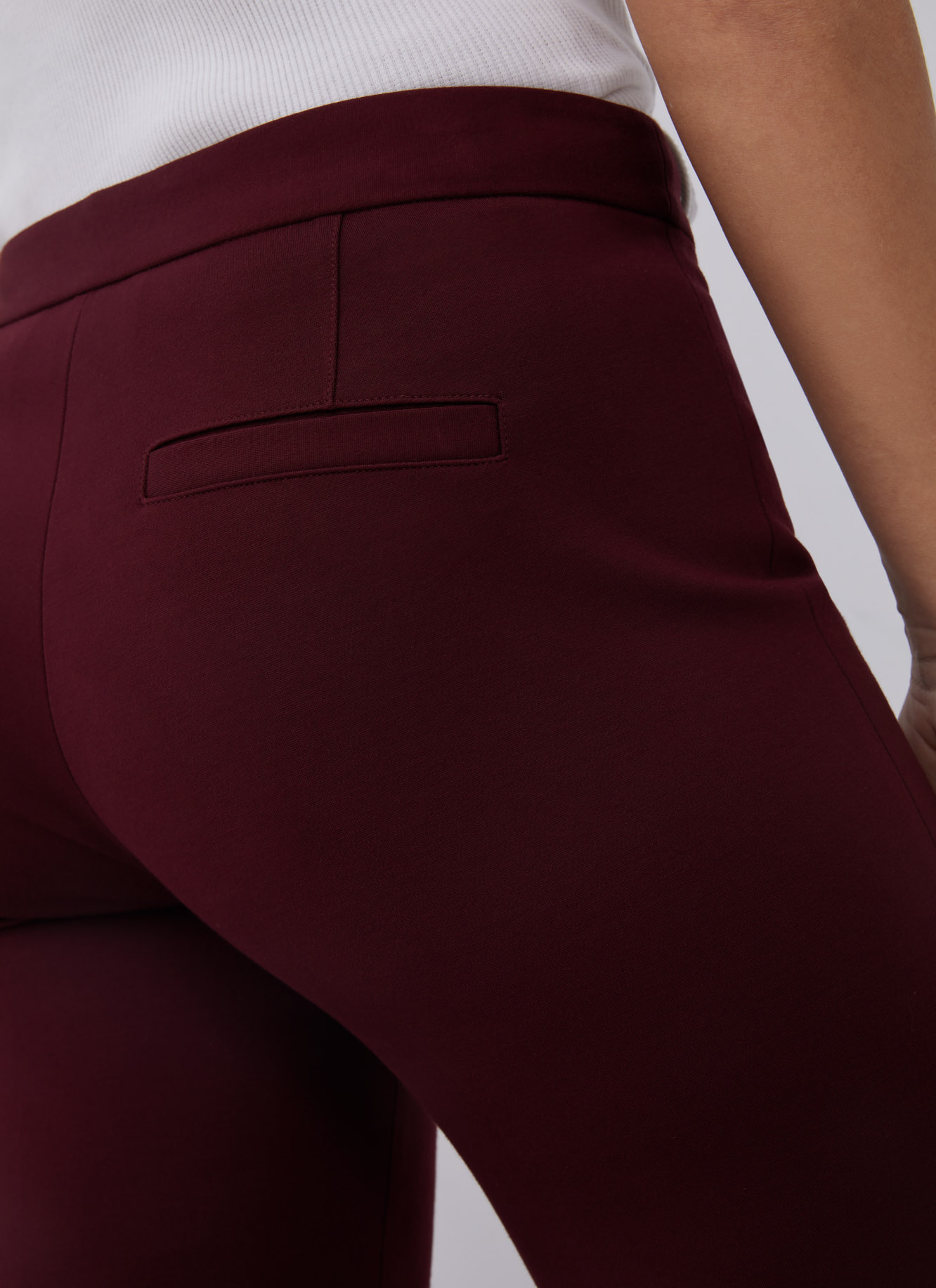 Straight trousers with French seams image number 2