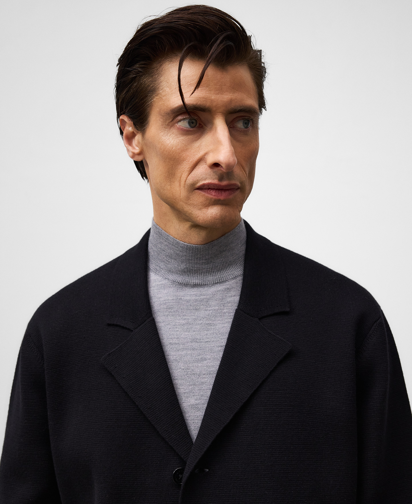 Blazer punto relaxed fit hombre image number 3