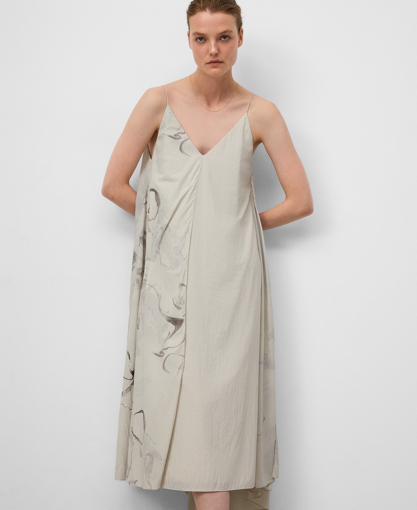 Combined slip dress woman image number 3