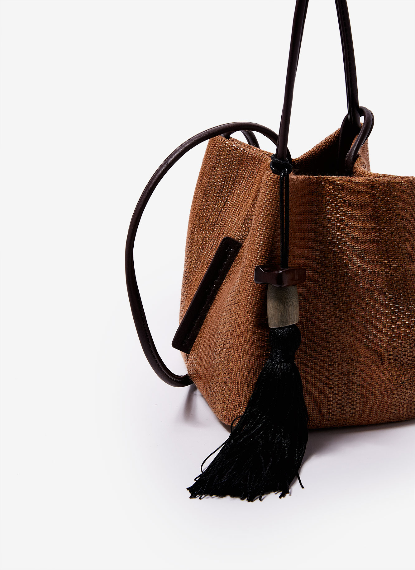 Ladybag with raffia finish image number 1