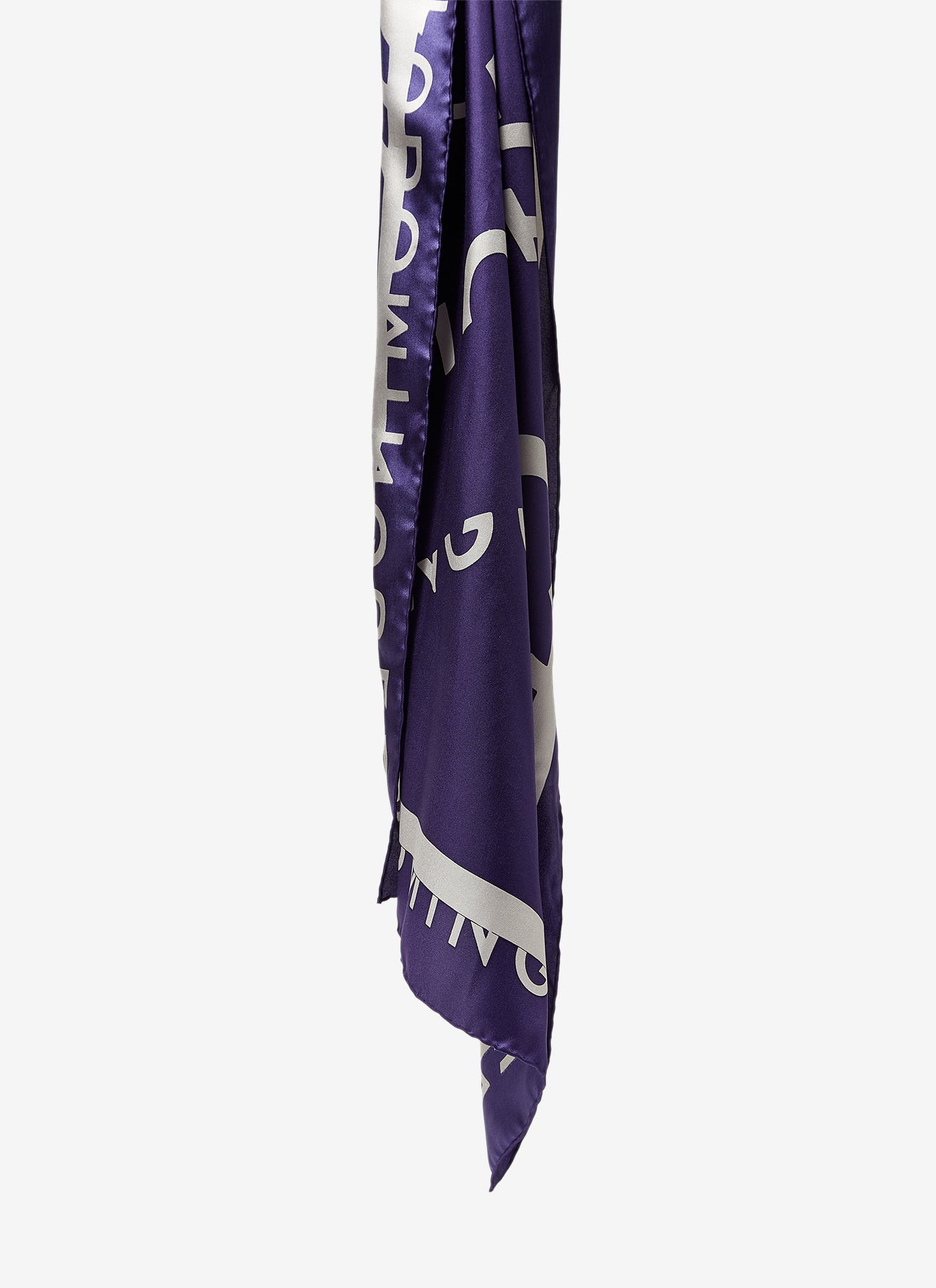 Silk neckerchief with logo and frame image number 1