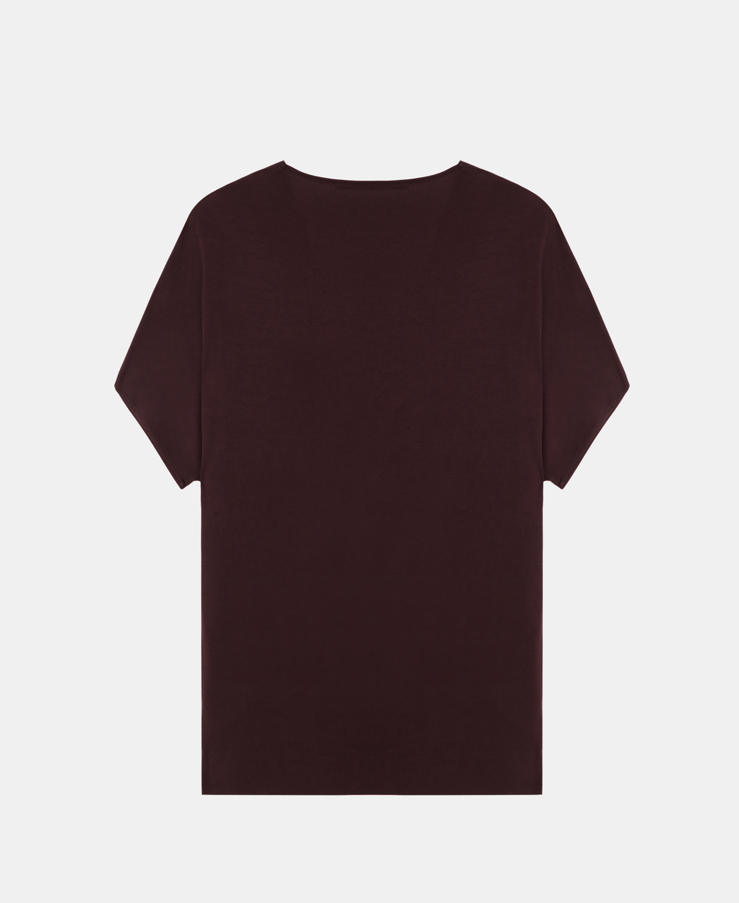 V-neck viscose t-shirt image number 5