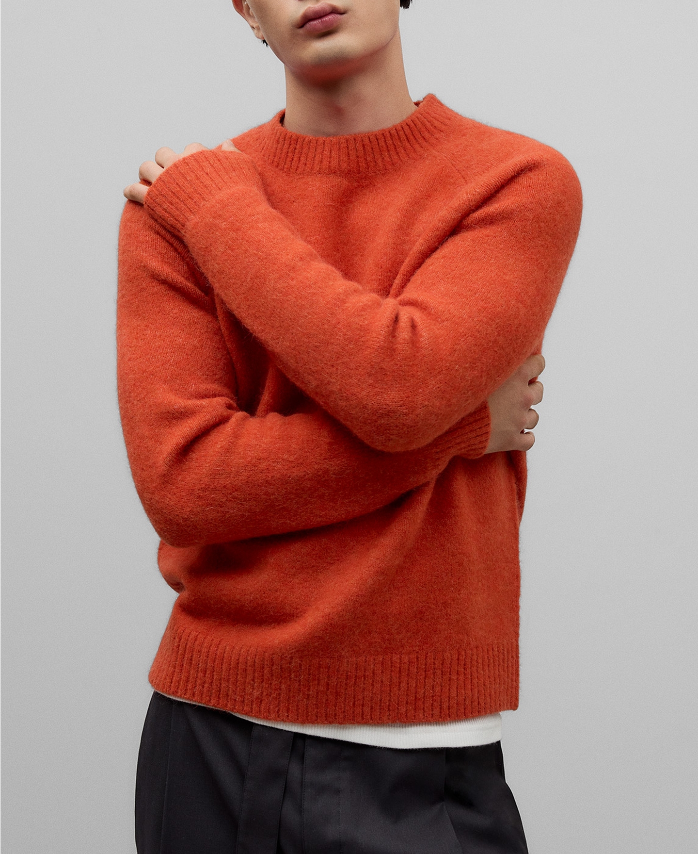 Alpaca blend sweater man image number 0