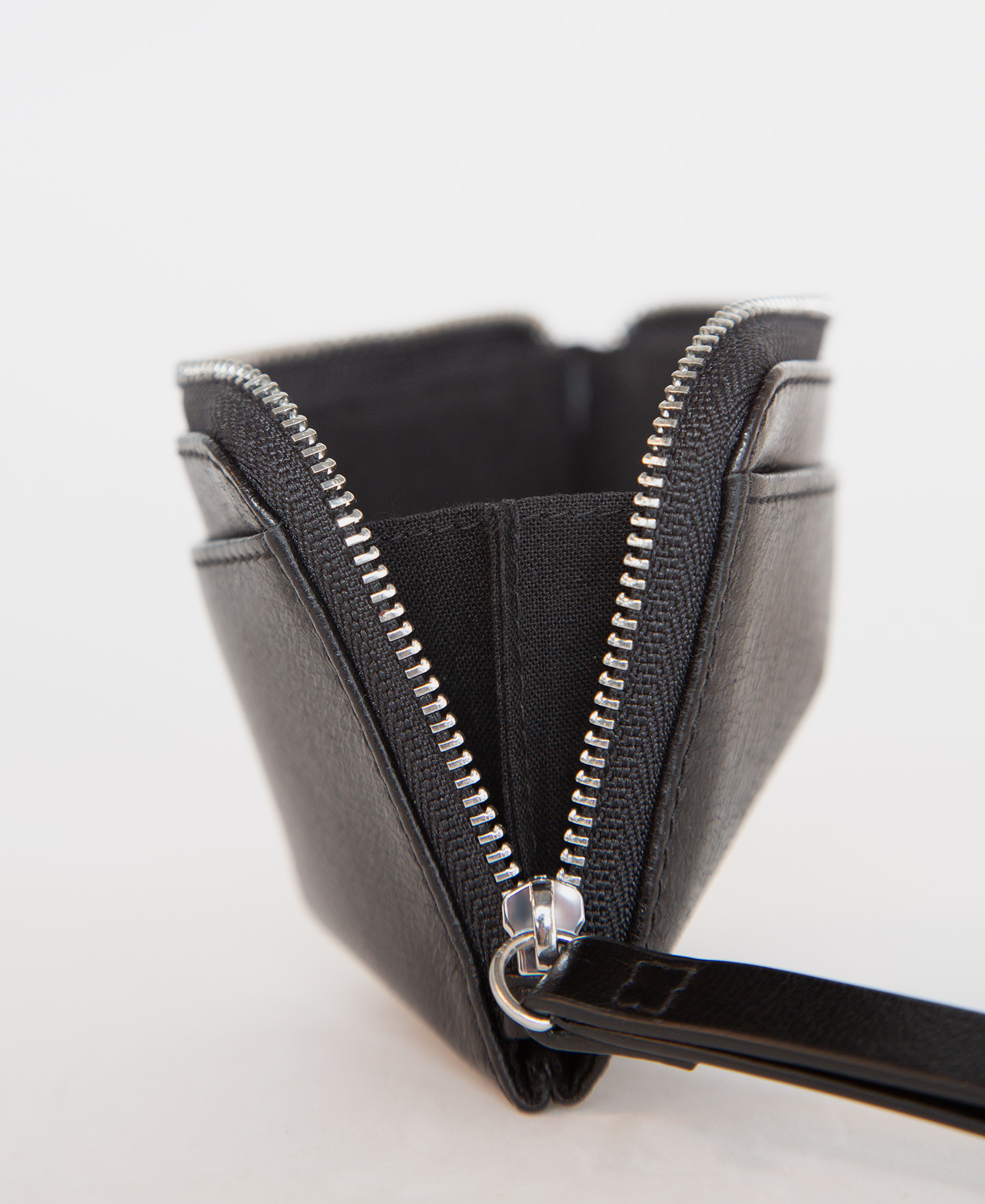 Responsible leather elongated wallet image number 2
