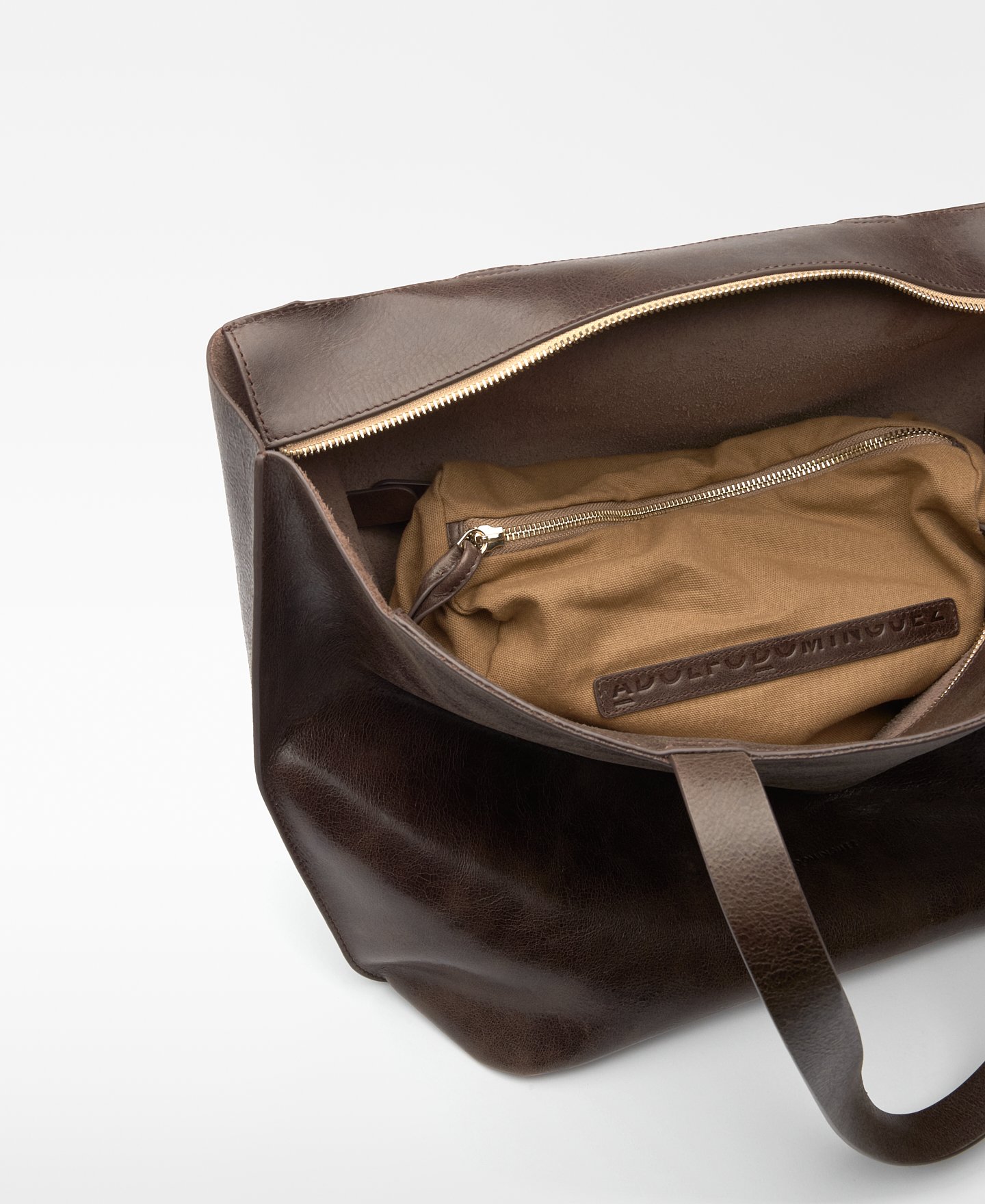 Mala shopper grande Orión em pele responsável para mulher image number 3
