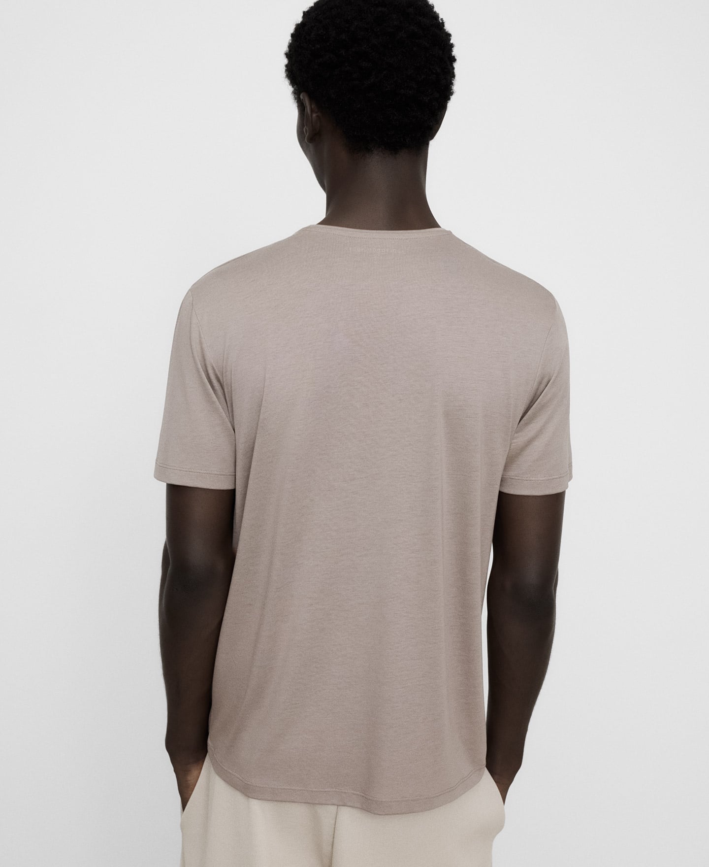 T-shirt regular fit en lyocell et coton image number 2