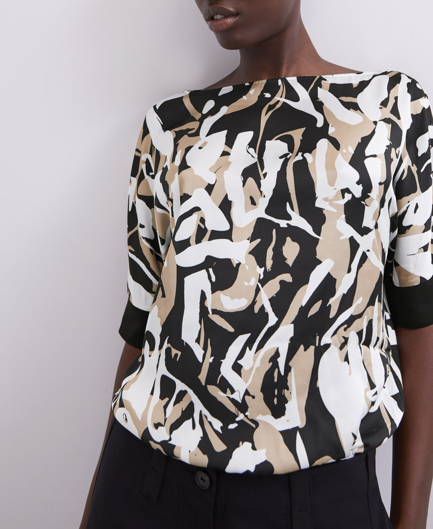 Neon print combined t-shirt image number 1
