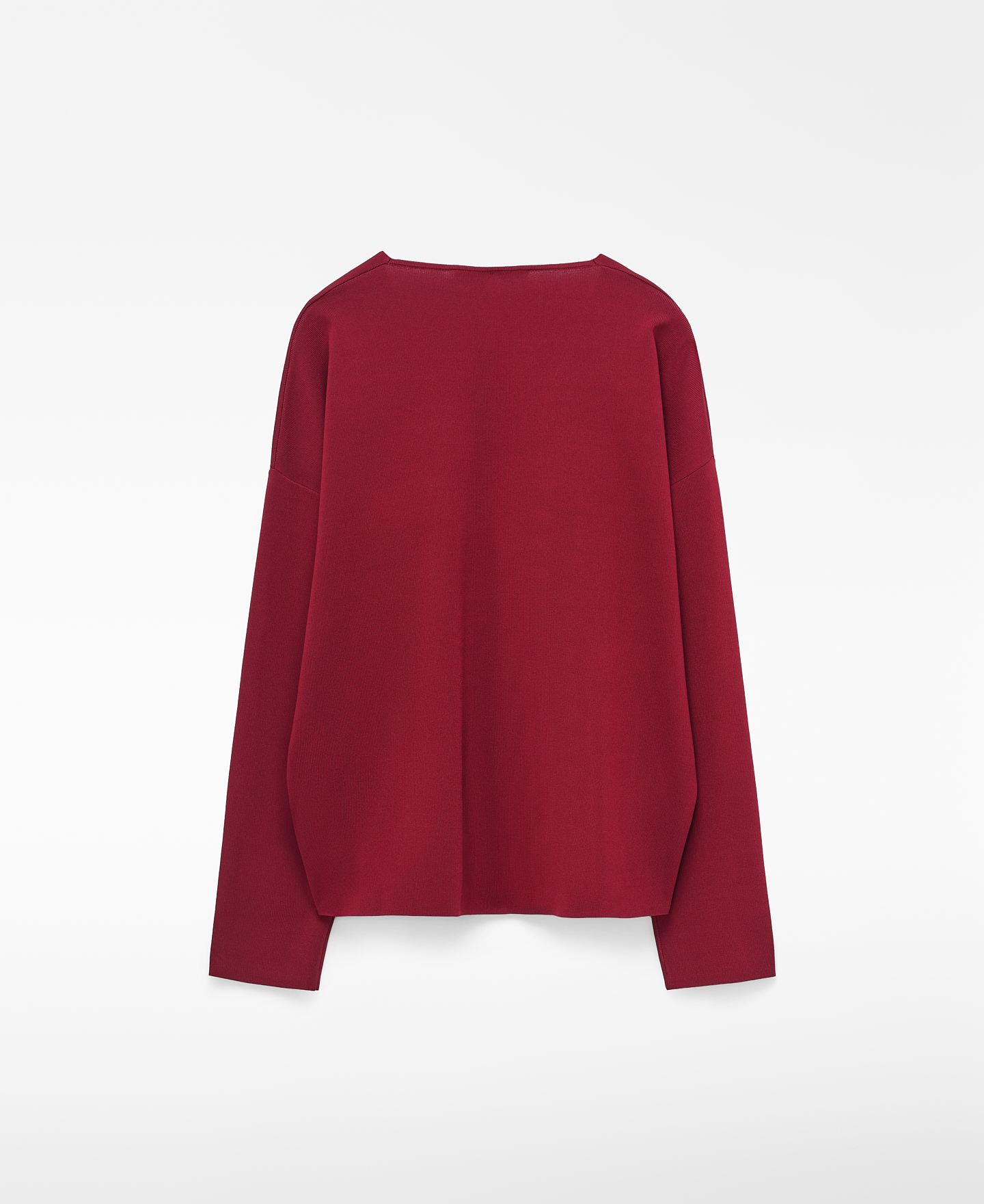 V-neck knit sweater image number 5
