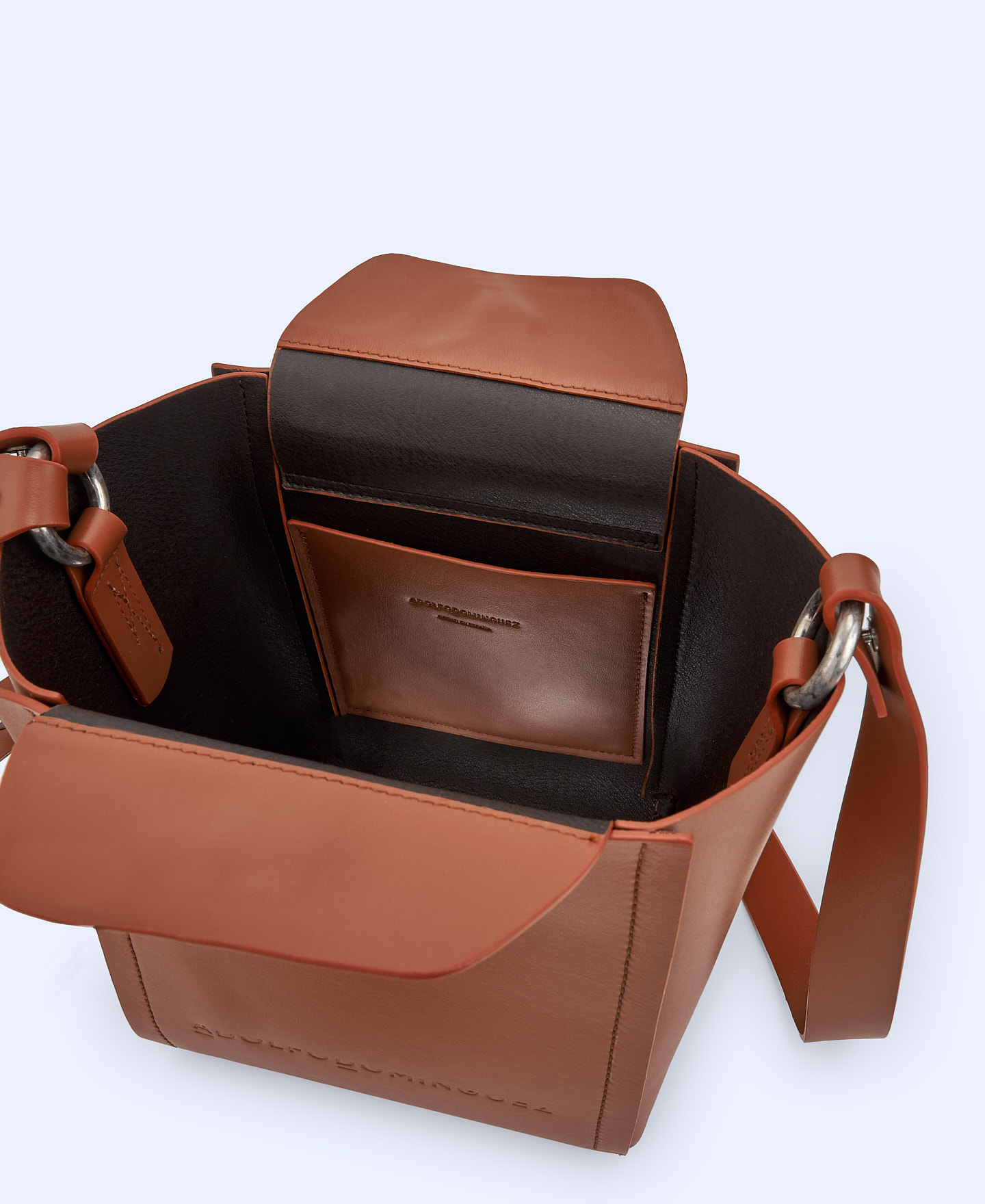 Made in Spain leather bucket bag image number 2