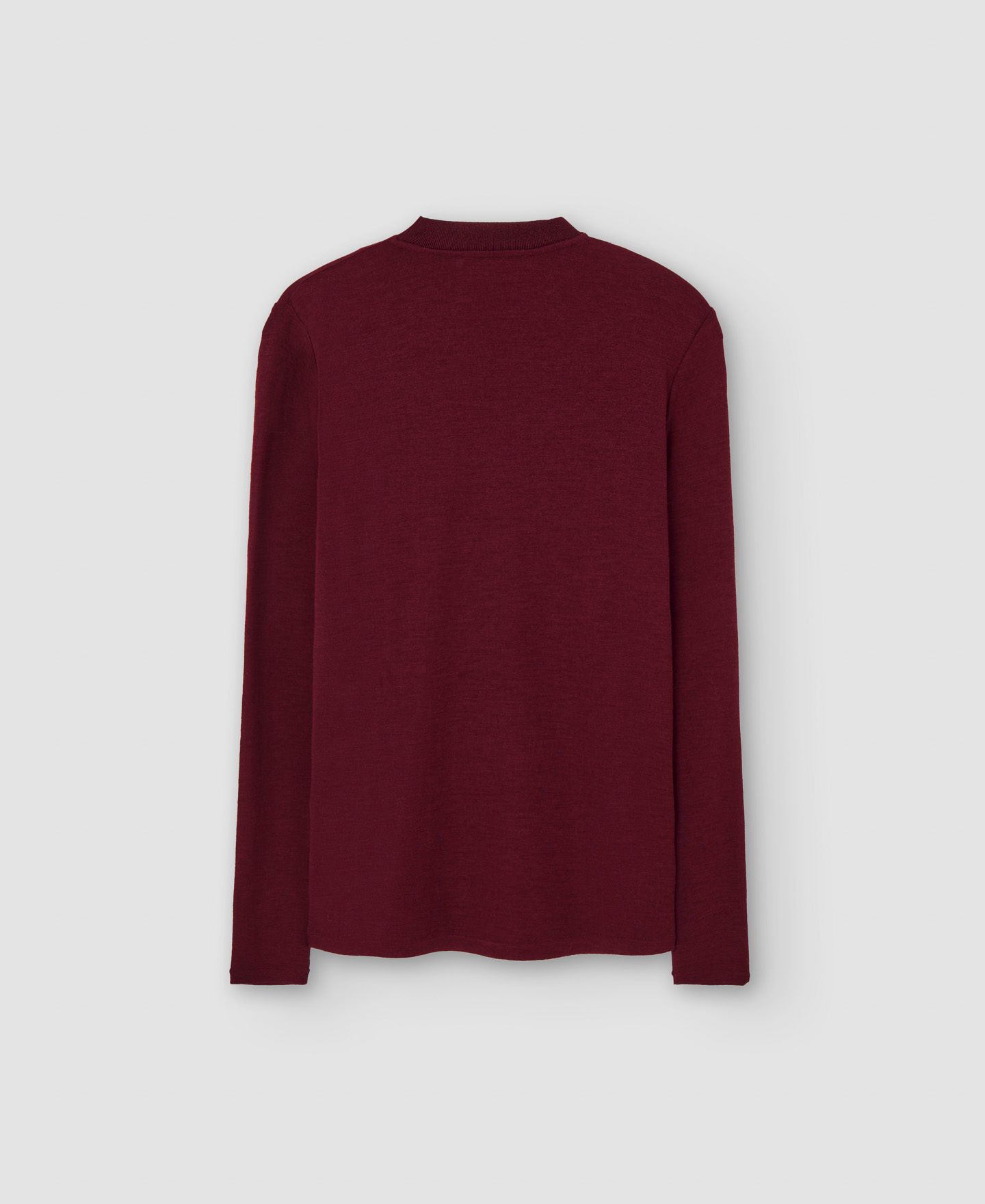 Long sleeve merino wool sweater image number 5