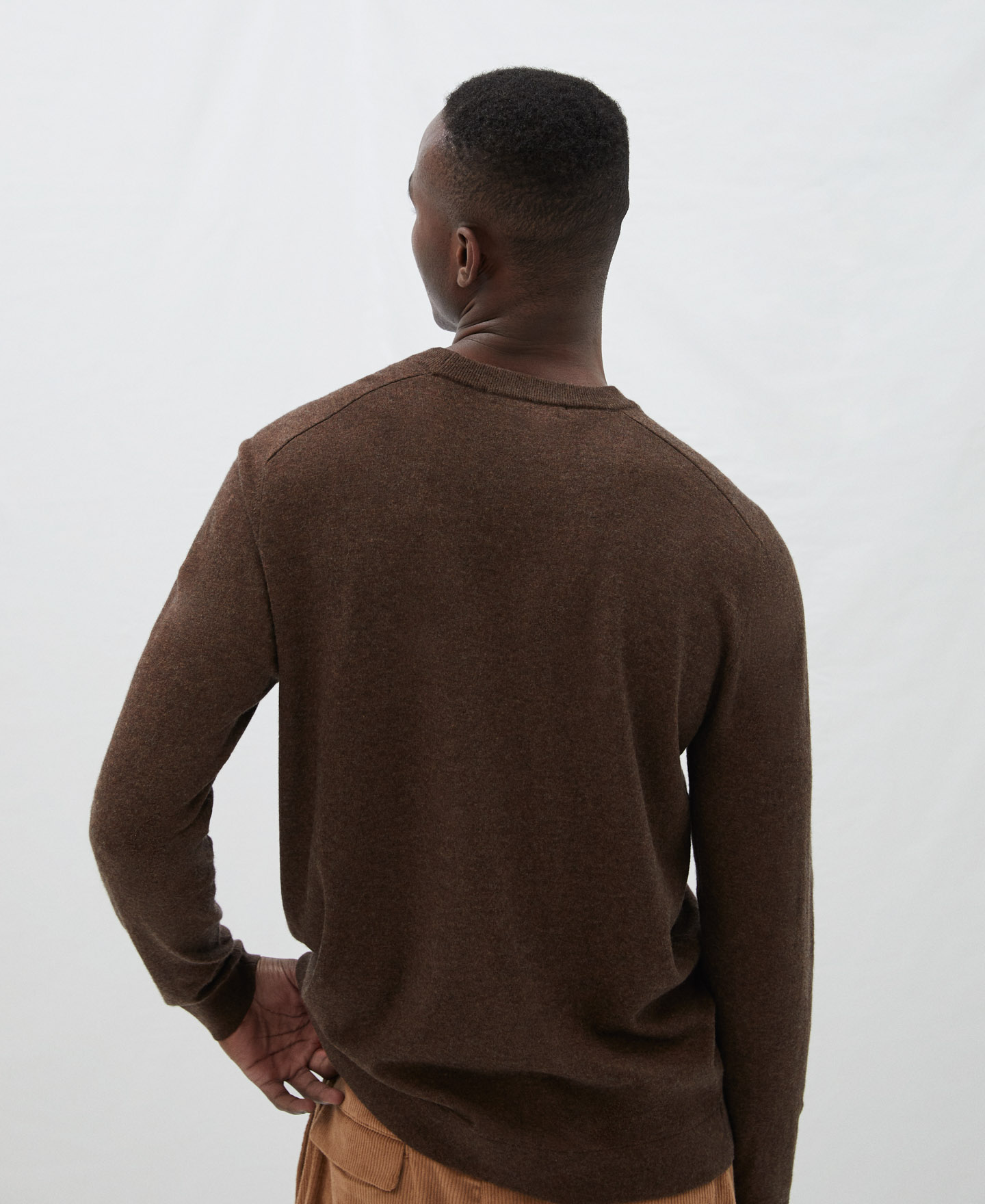 Merino wool and cotton sweater image number 2