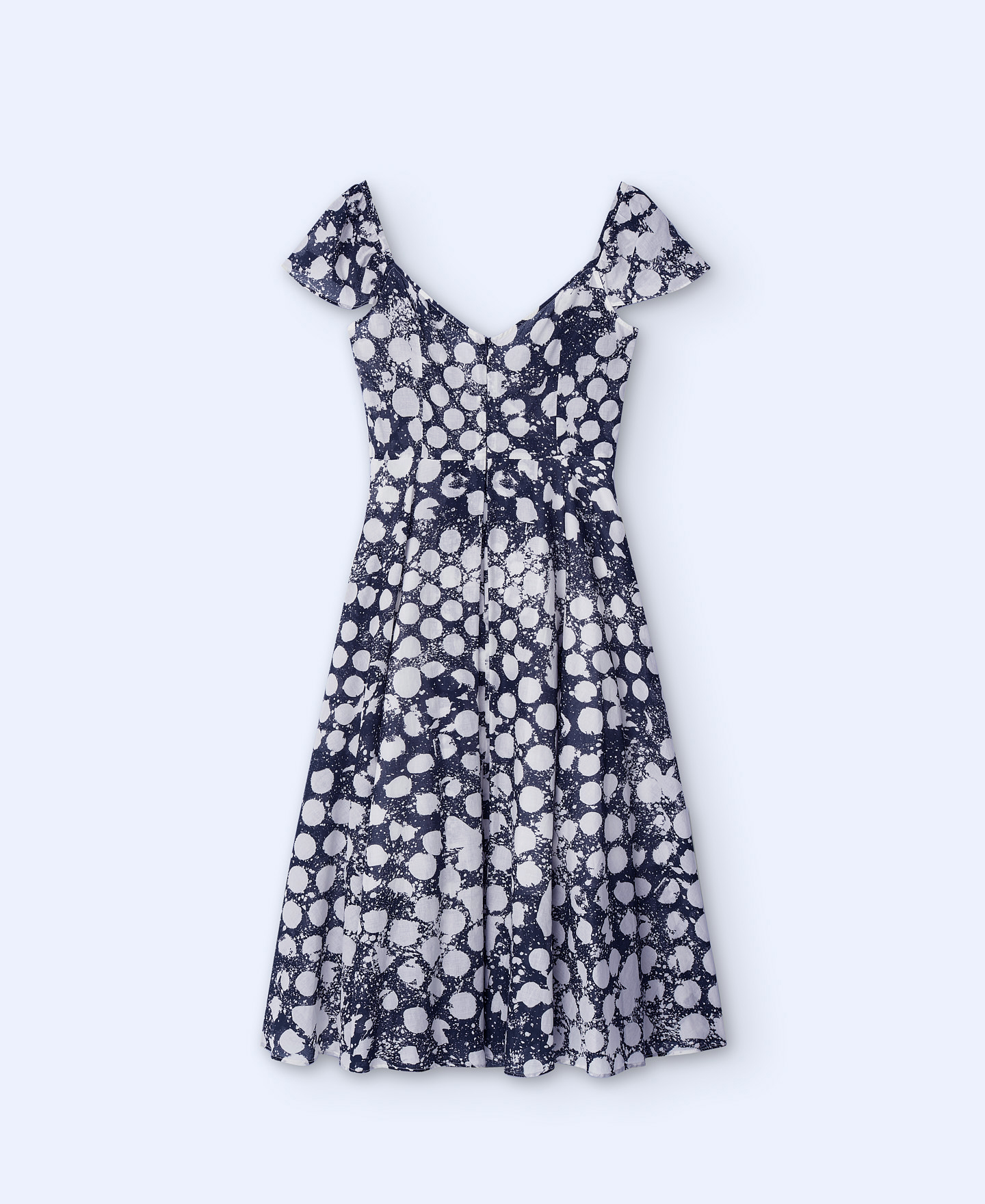 V-neck printed dress image number 5
