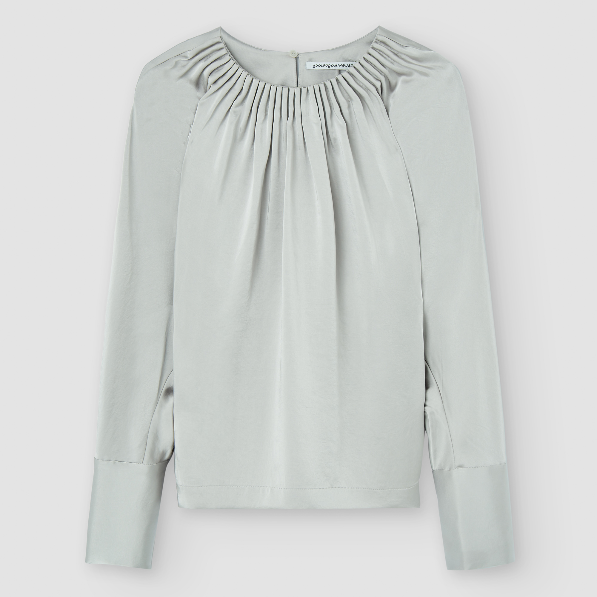 Ruffled collar and Japanese sleeve shirt image number 4