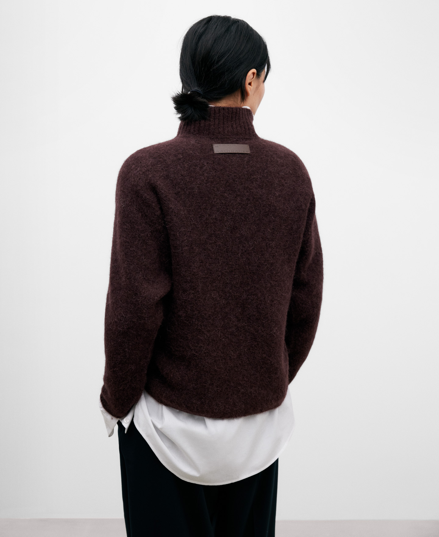 Perkins collar sweater for women image number 2