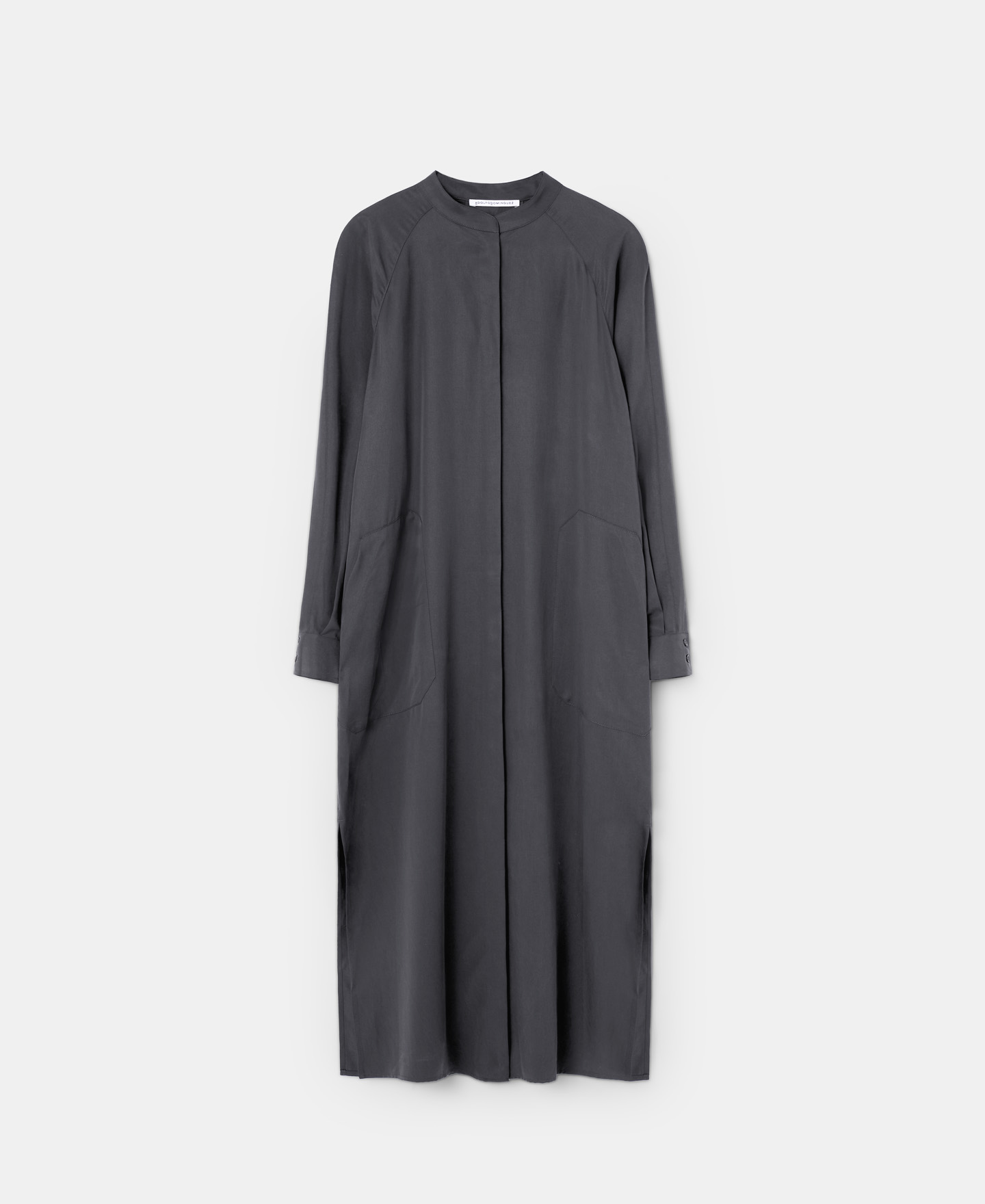Lyocell shirt dress image number 4
