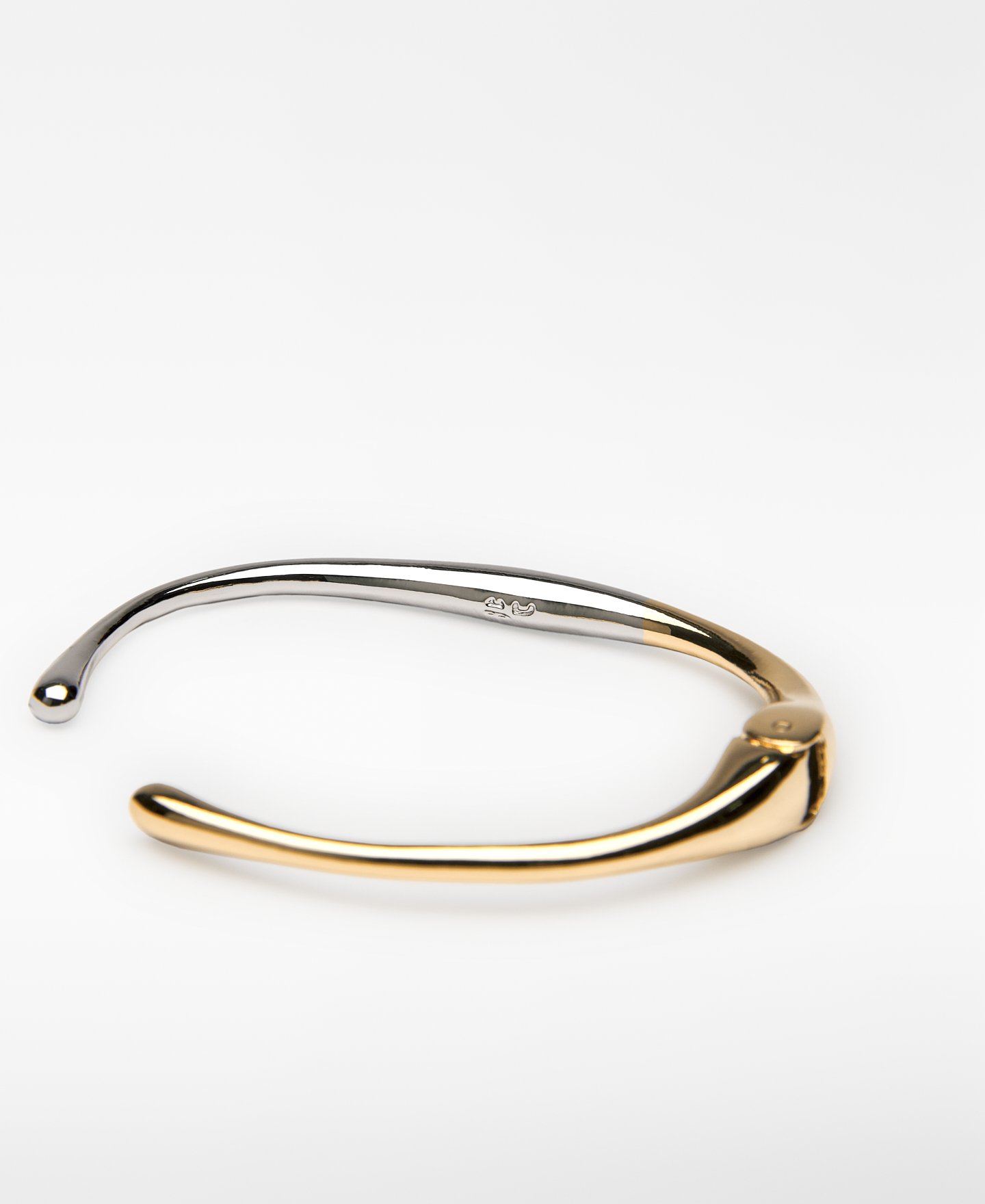 Pulsera metálica doble lacado mujer image number 2