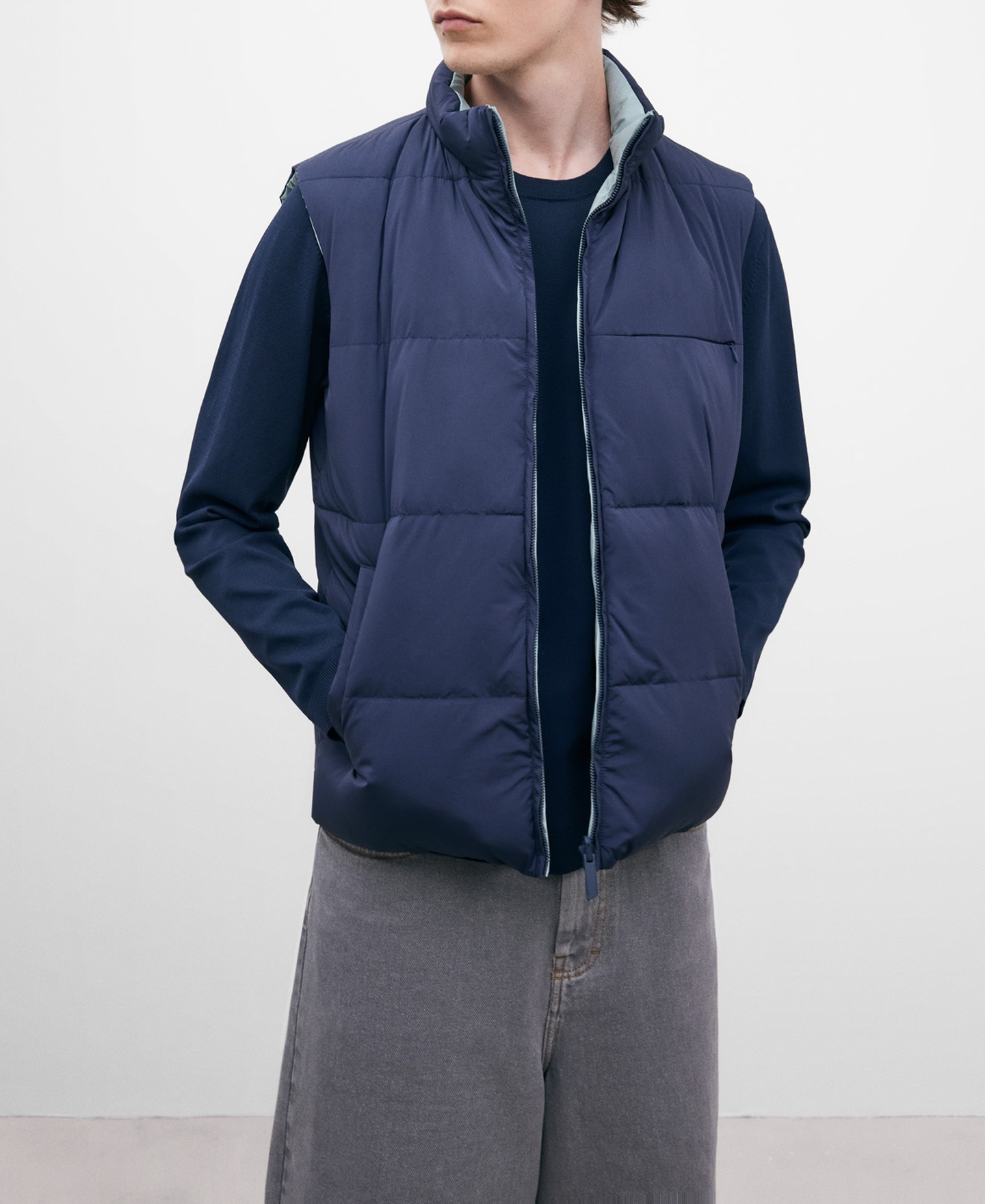 Reversible padded waistcoat image number 3