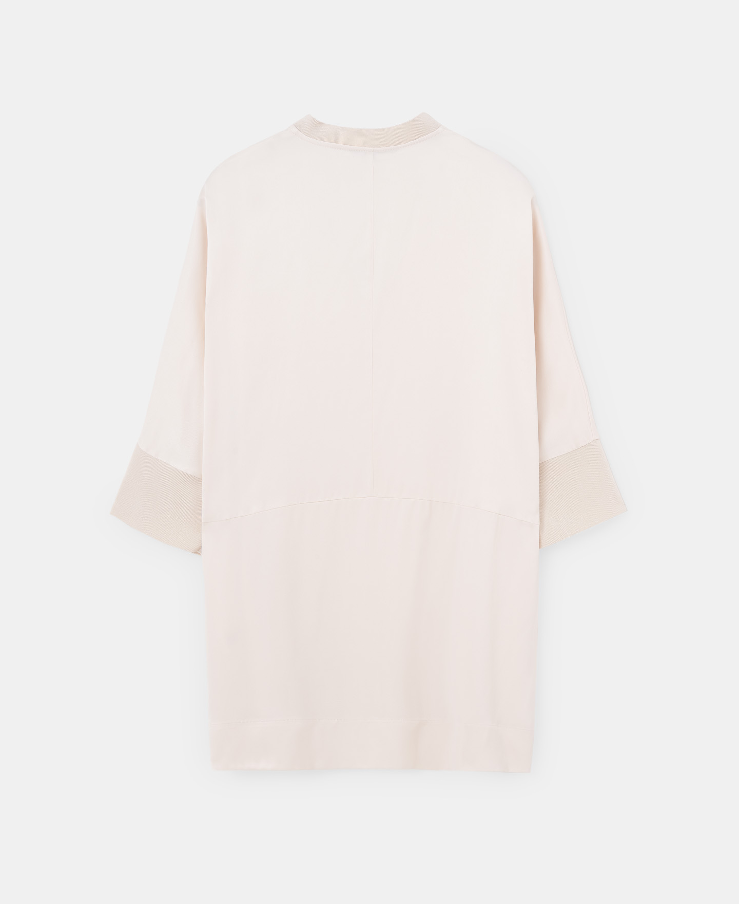 Camisa oversize cuello mao en viscosa image number 5