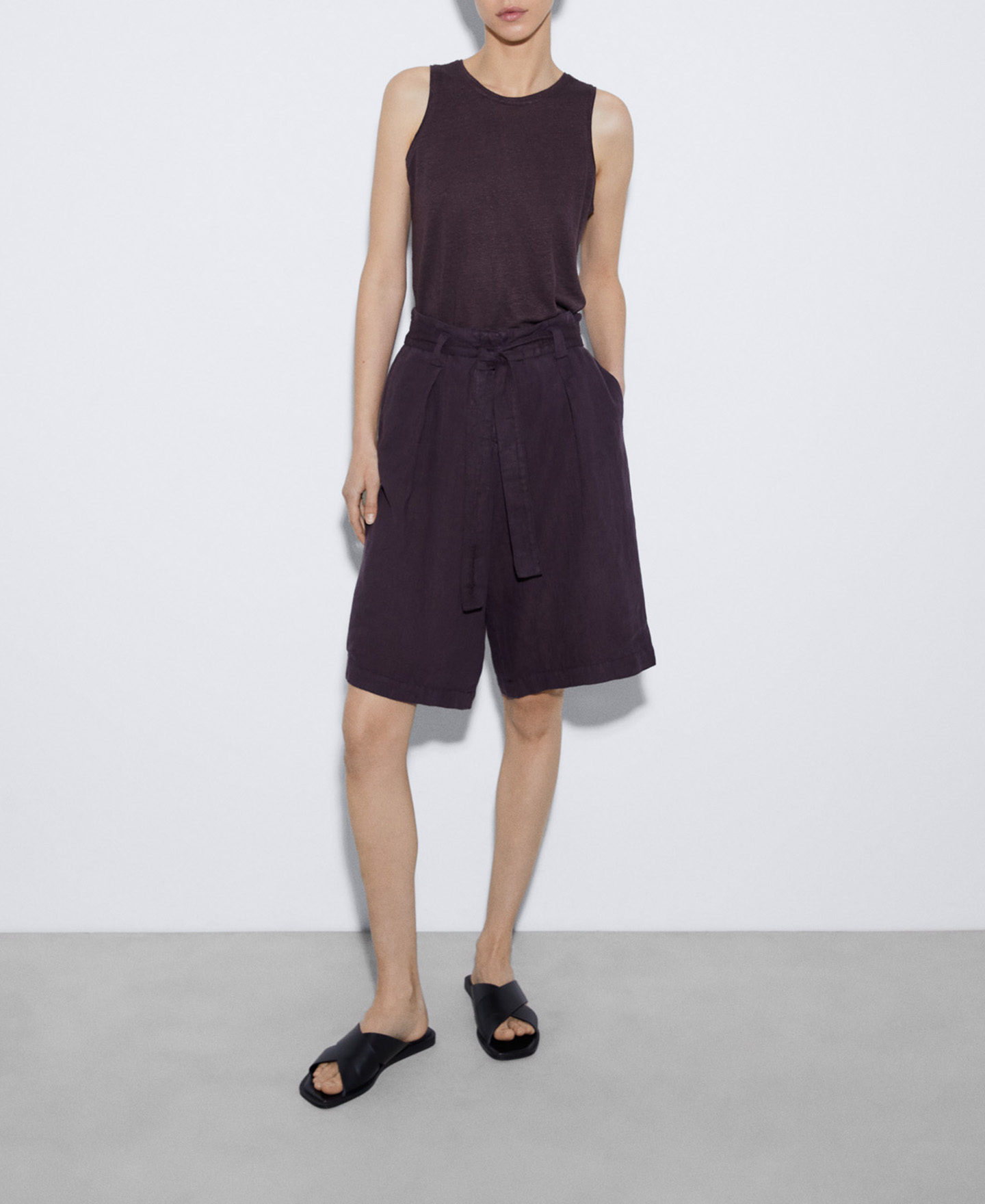Linen tank top image number 1
