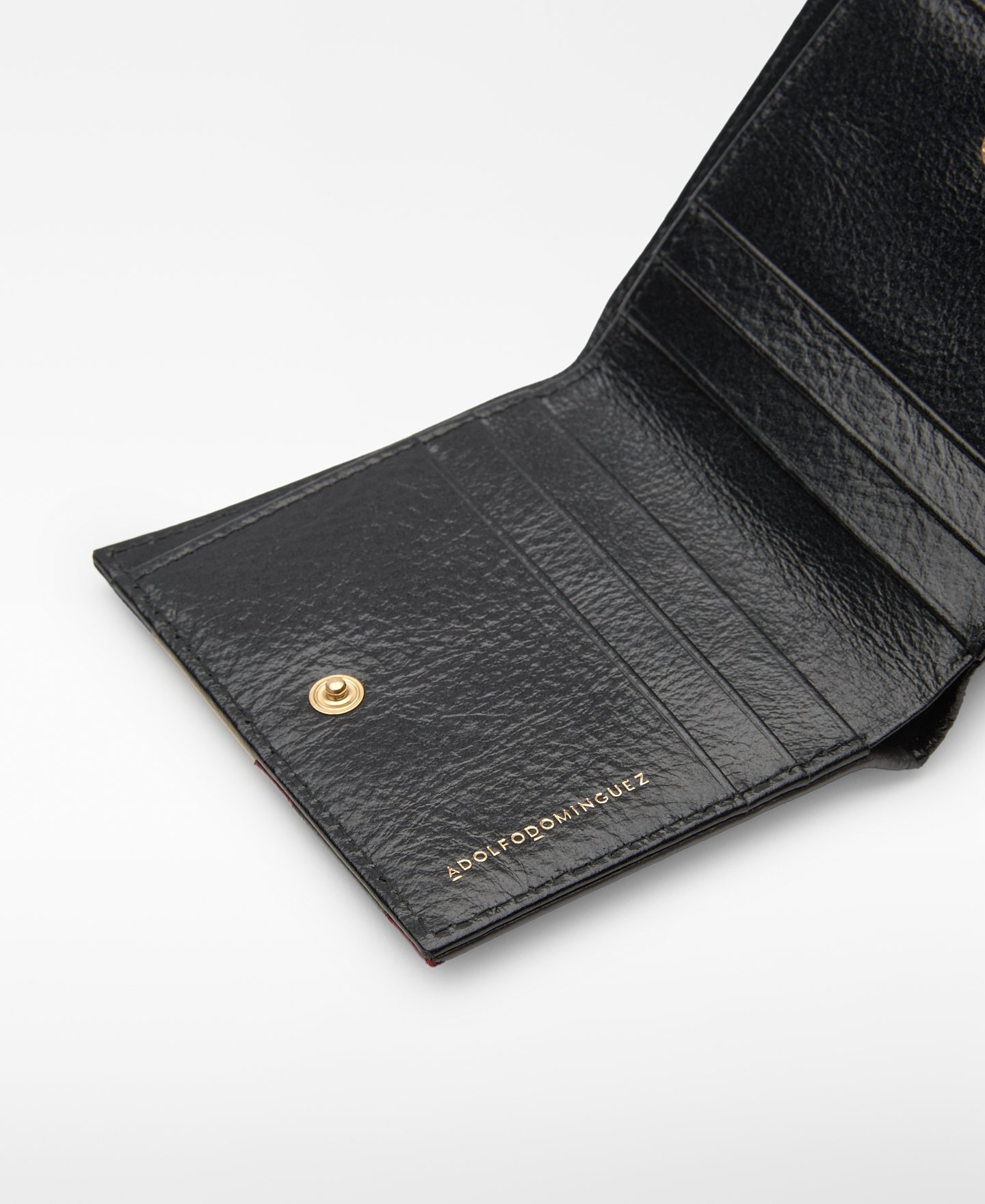 Leather patchwork wallet woman image number 1