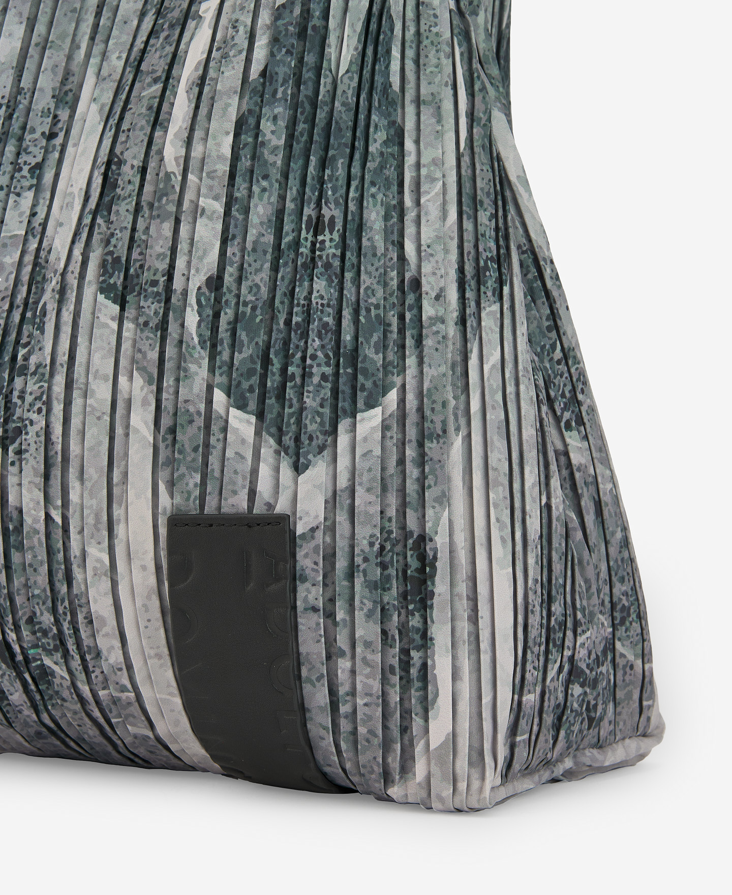 Recycled crinkle vertical shopper image number 2