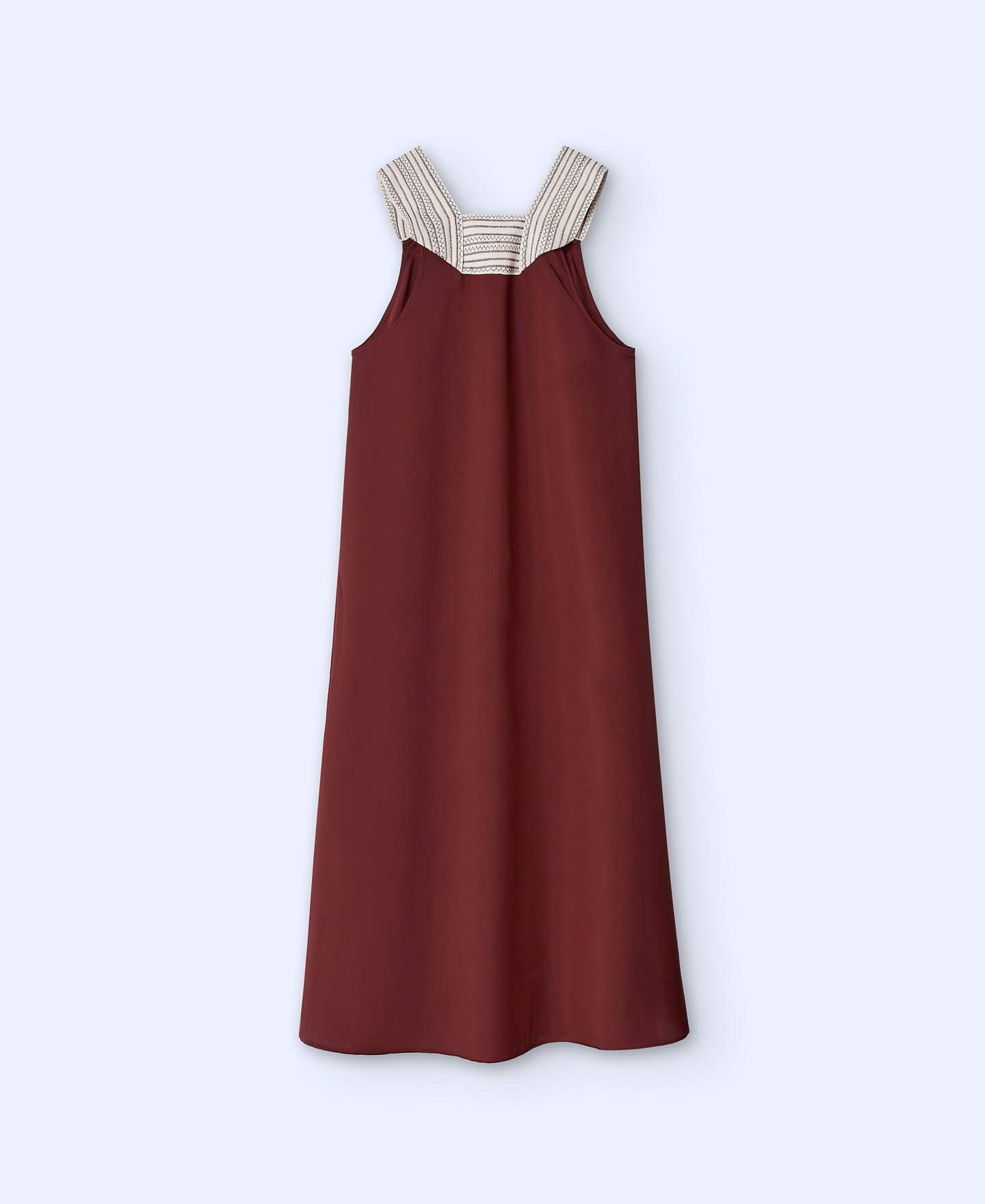 Vestido largo con tirantes a detalle image number 5