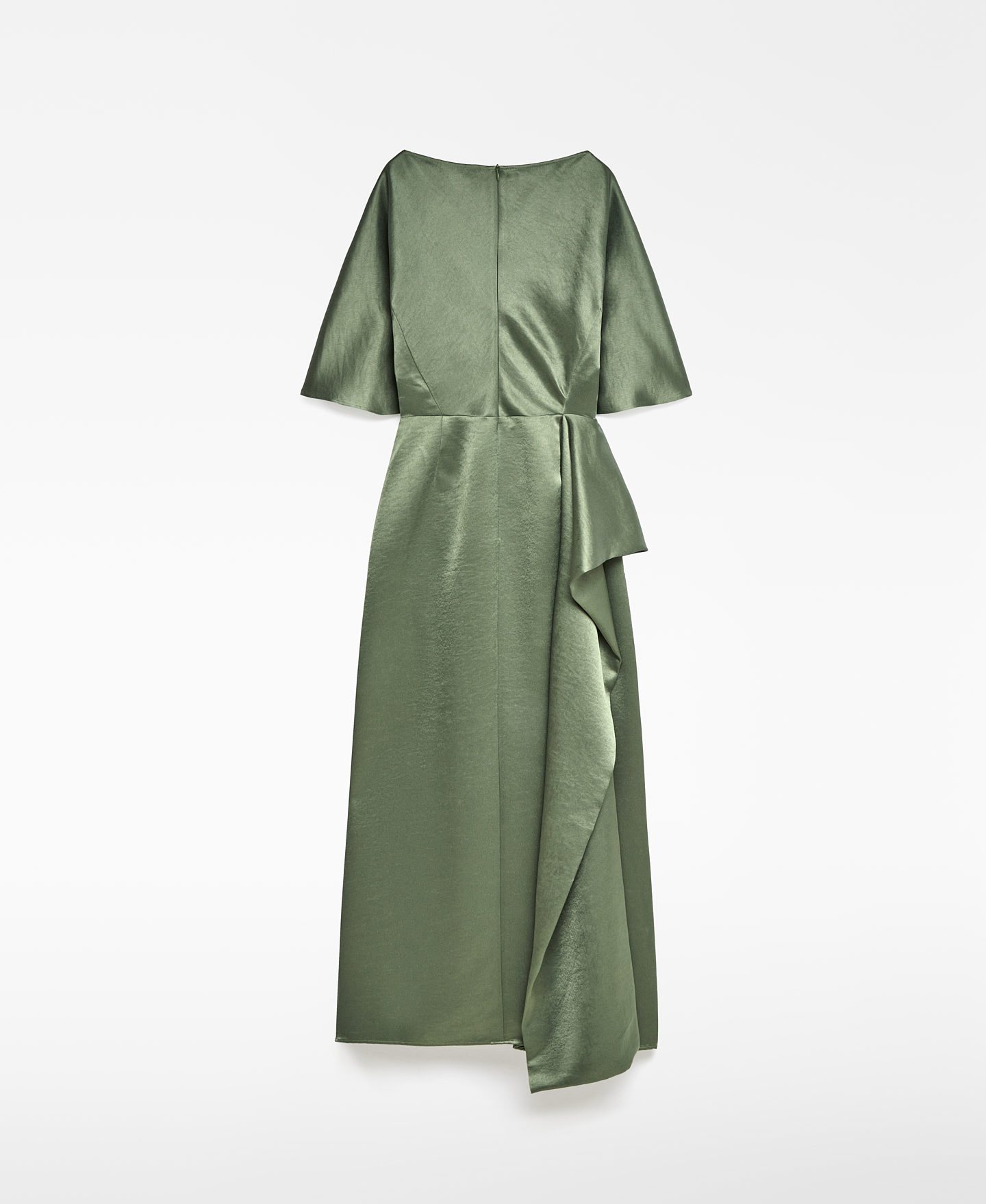 Robe longue drapée femme image number 5