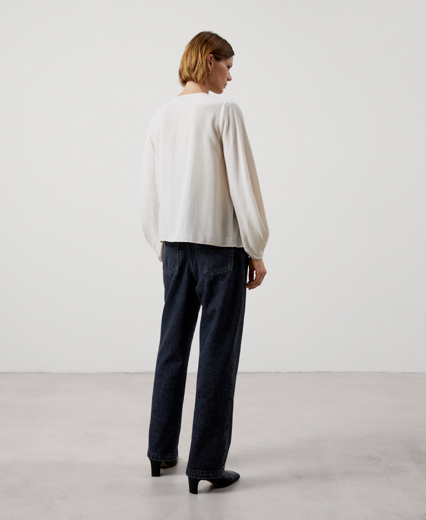 Blusa en lyocell image number 2