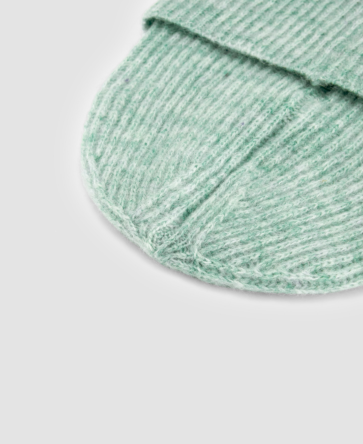 Wool and alpaca knitted beanie cap image number 2