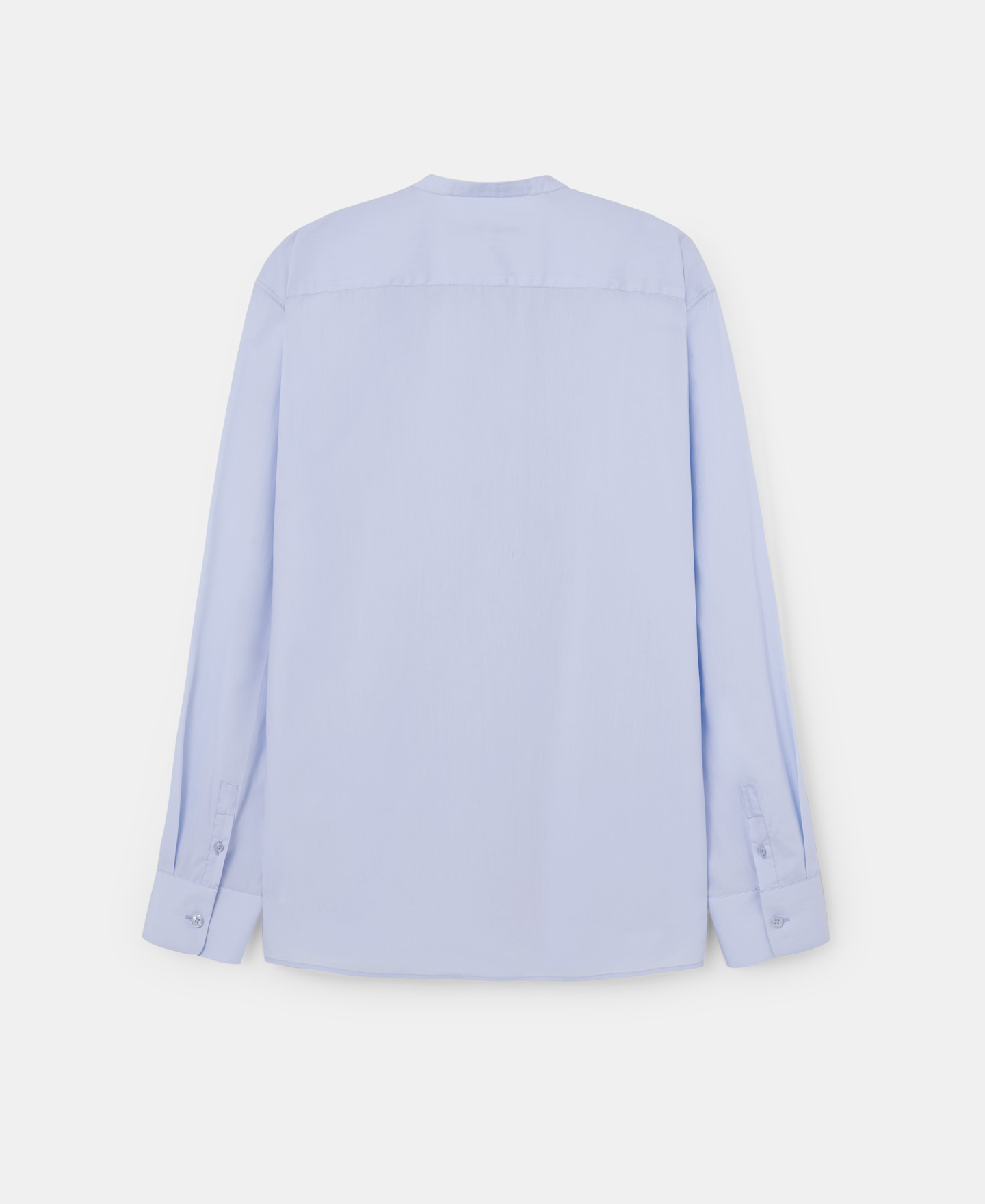 Mandarin collar cotton shirt image number 5