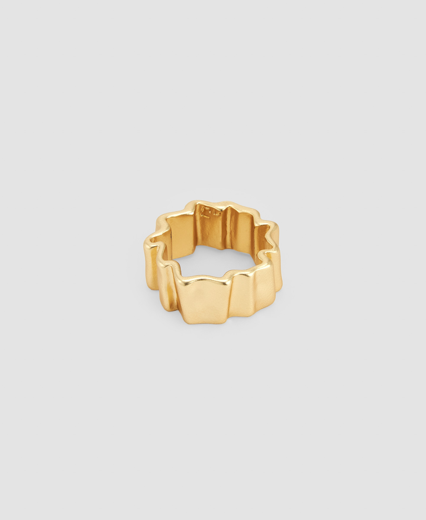 Zinc folded ring image number 0