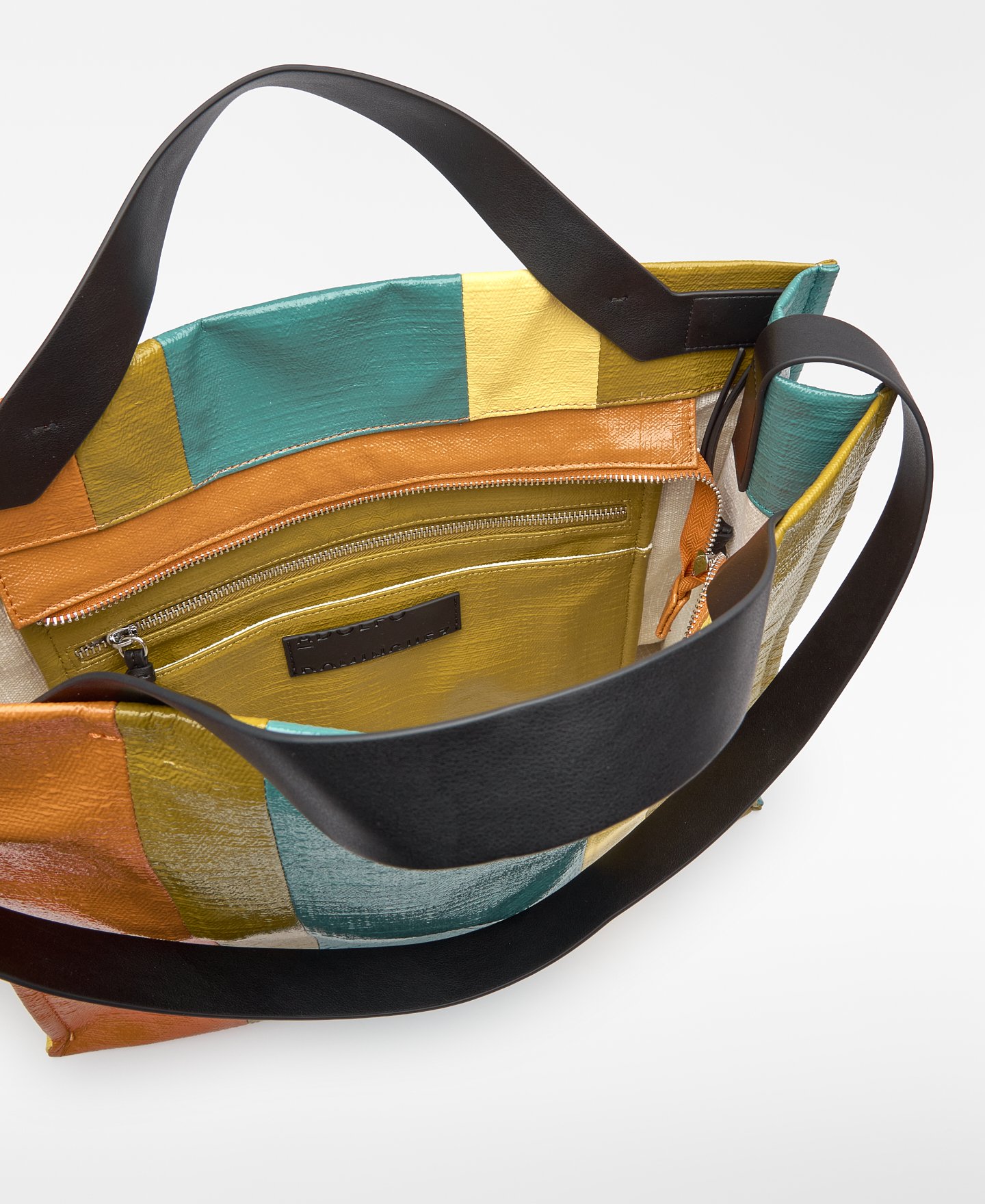 Maxi shopper rayas multicolor lona image number 3