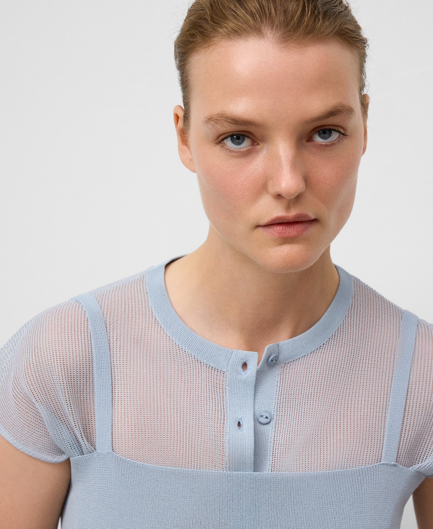 Jersey punto combinado mujer image number 3