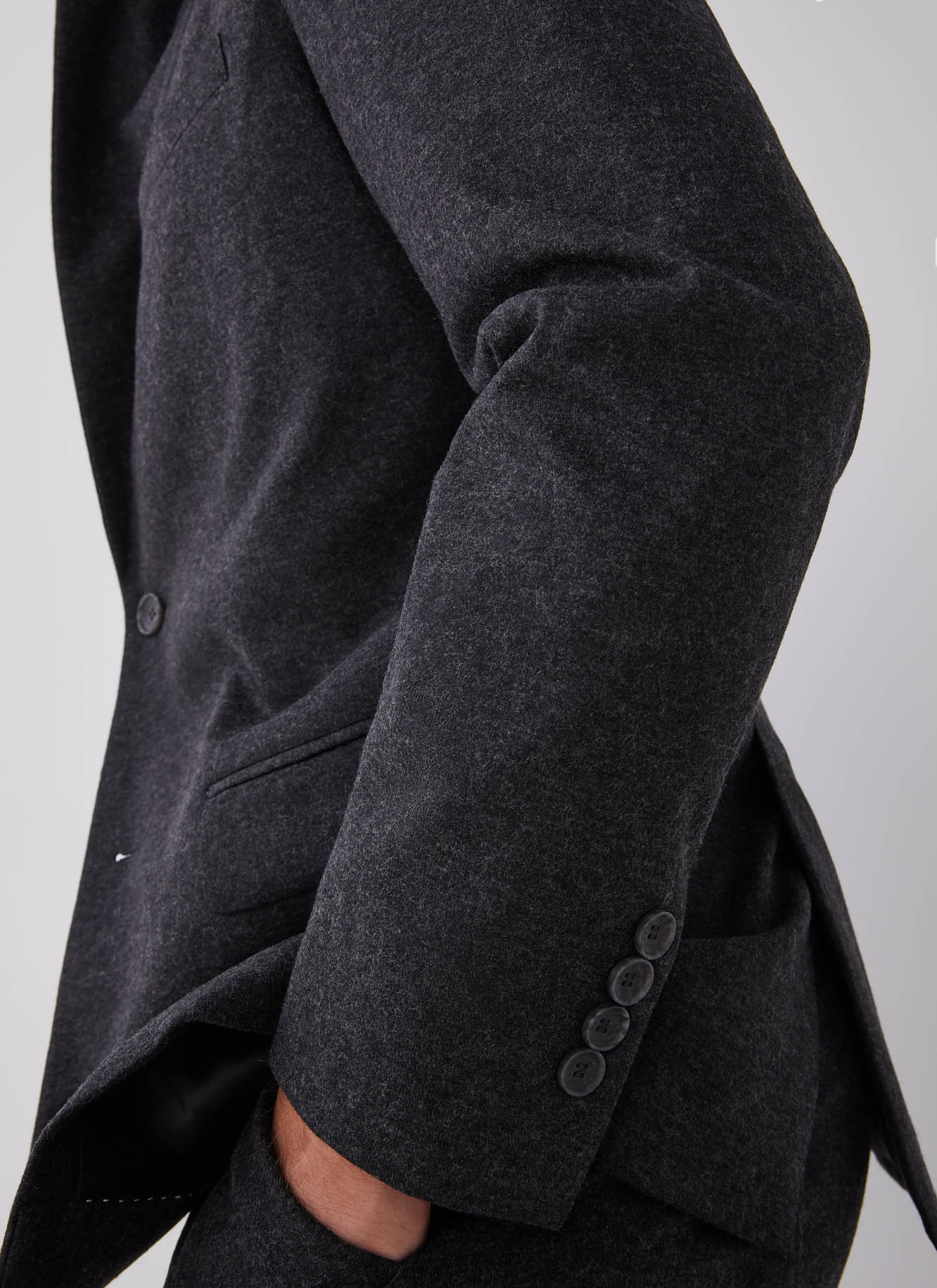 Blazer con viscosa y lana image number 2