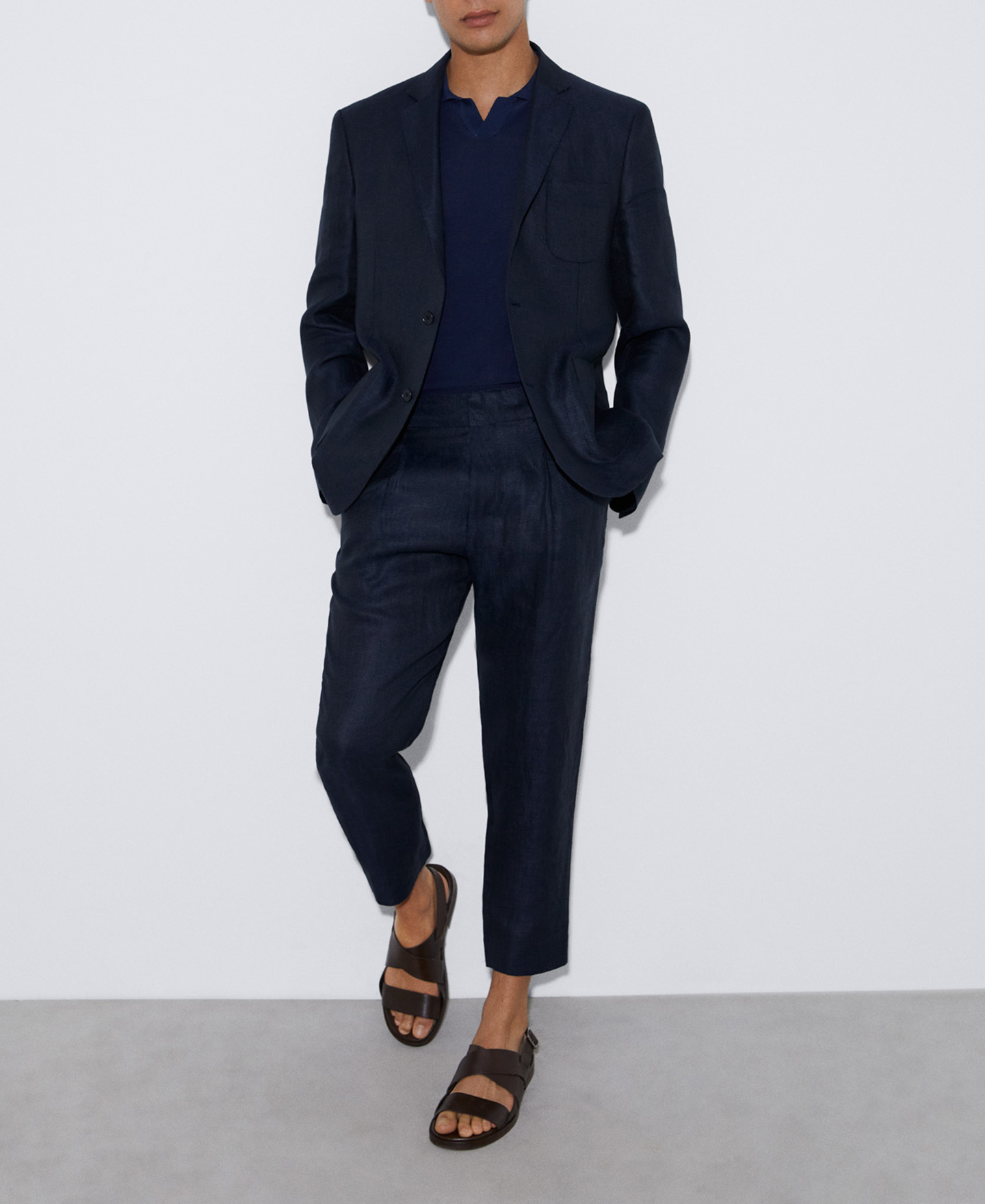 Two button straight blazer image number 1