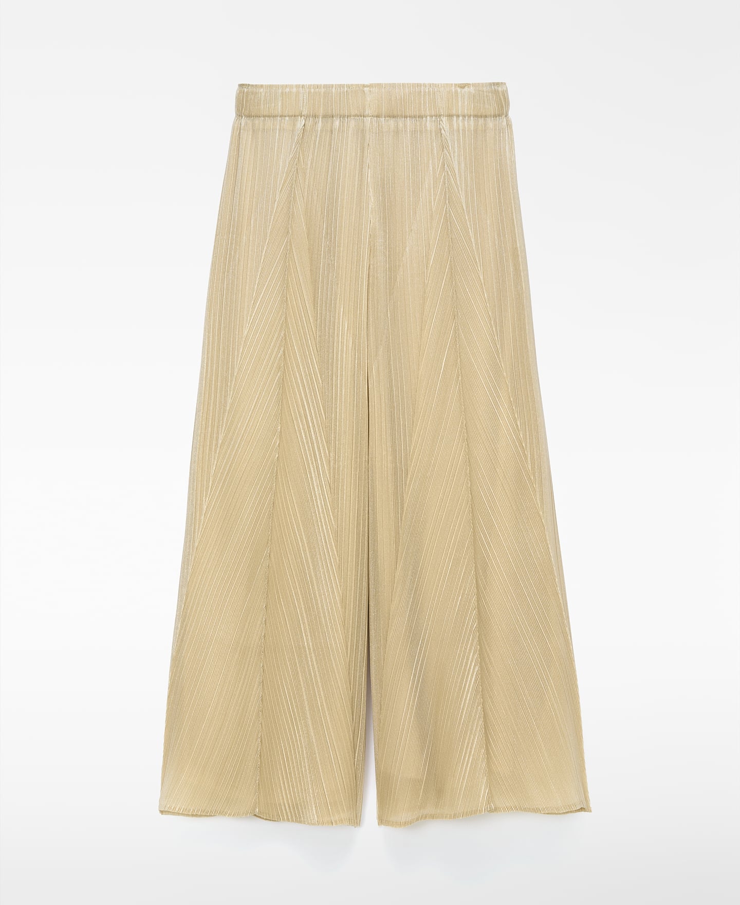 Crinkle palazzo trousers image number 4