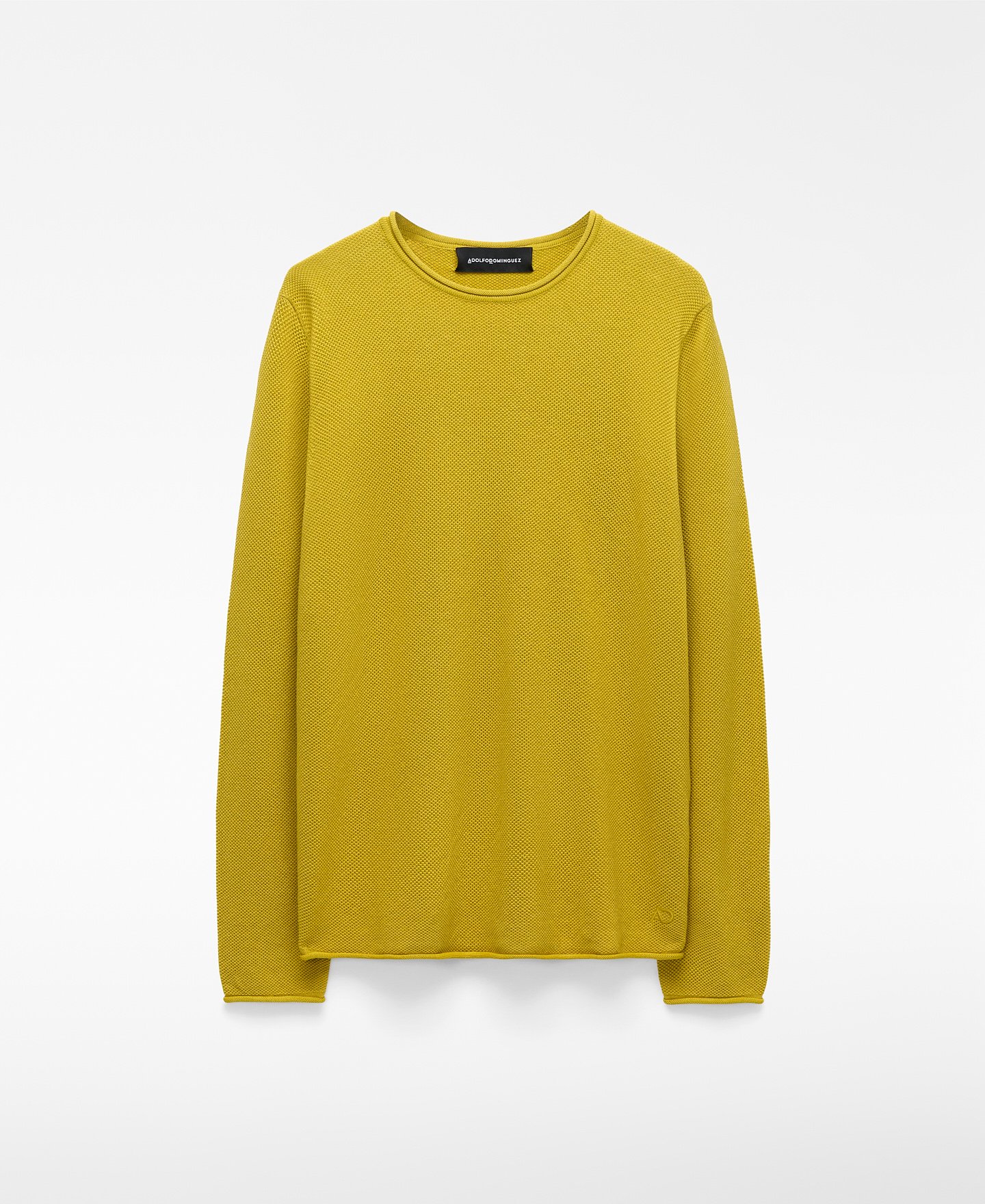 Camiseta cuello rulo punto estructura image number 4