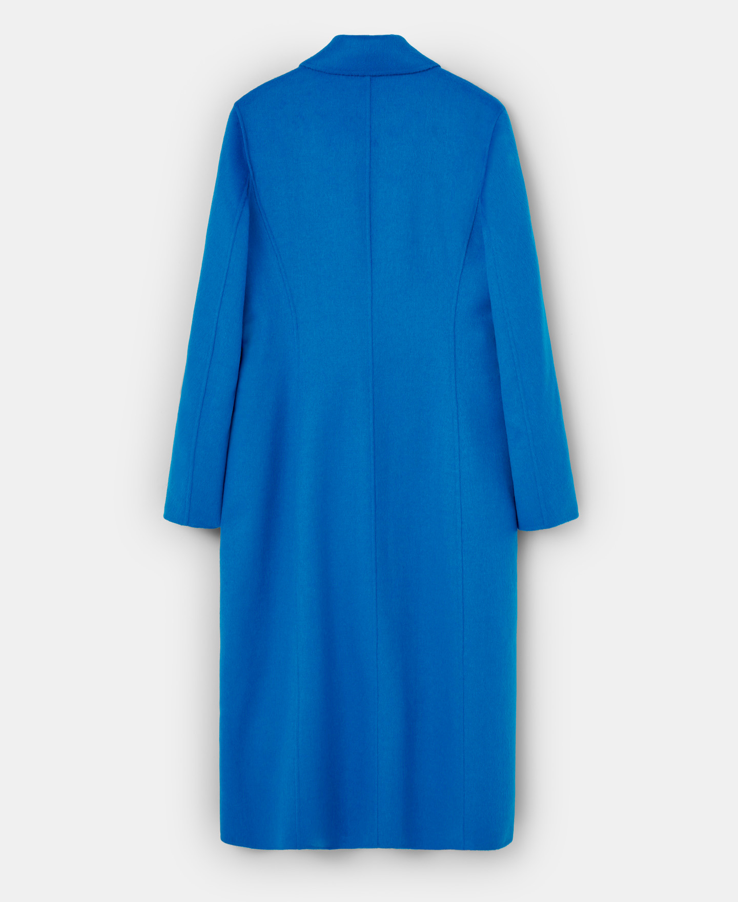 Merino wool double-face long coat image number 5