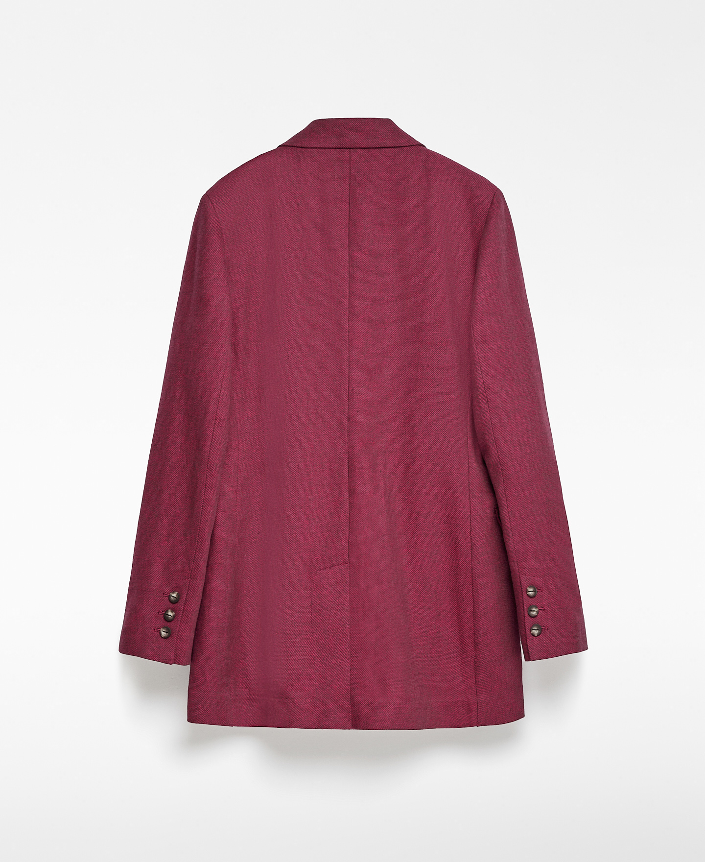 Blazer con lino europeo mujer image number 5