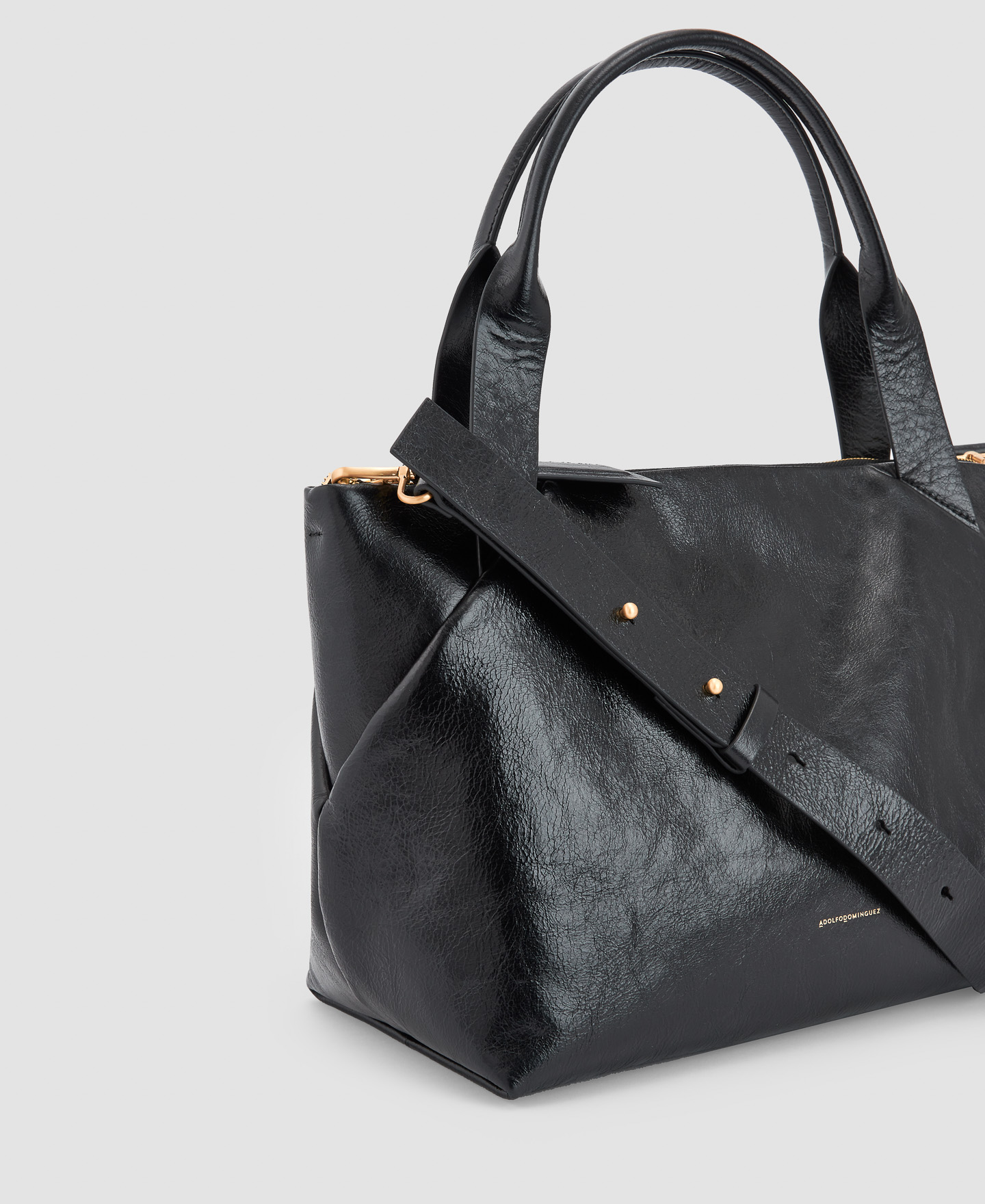 Bolso de mano en piel responsable image number 3