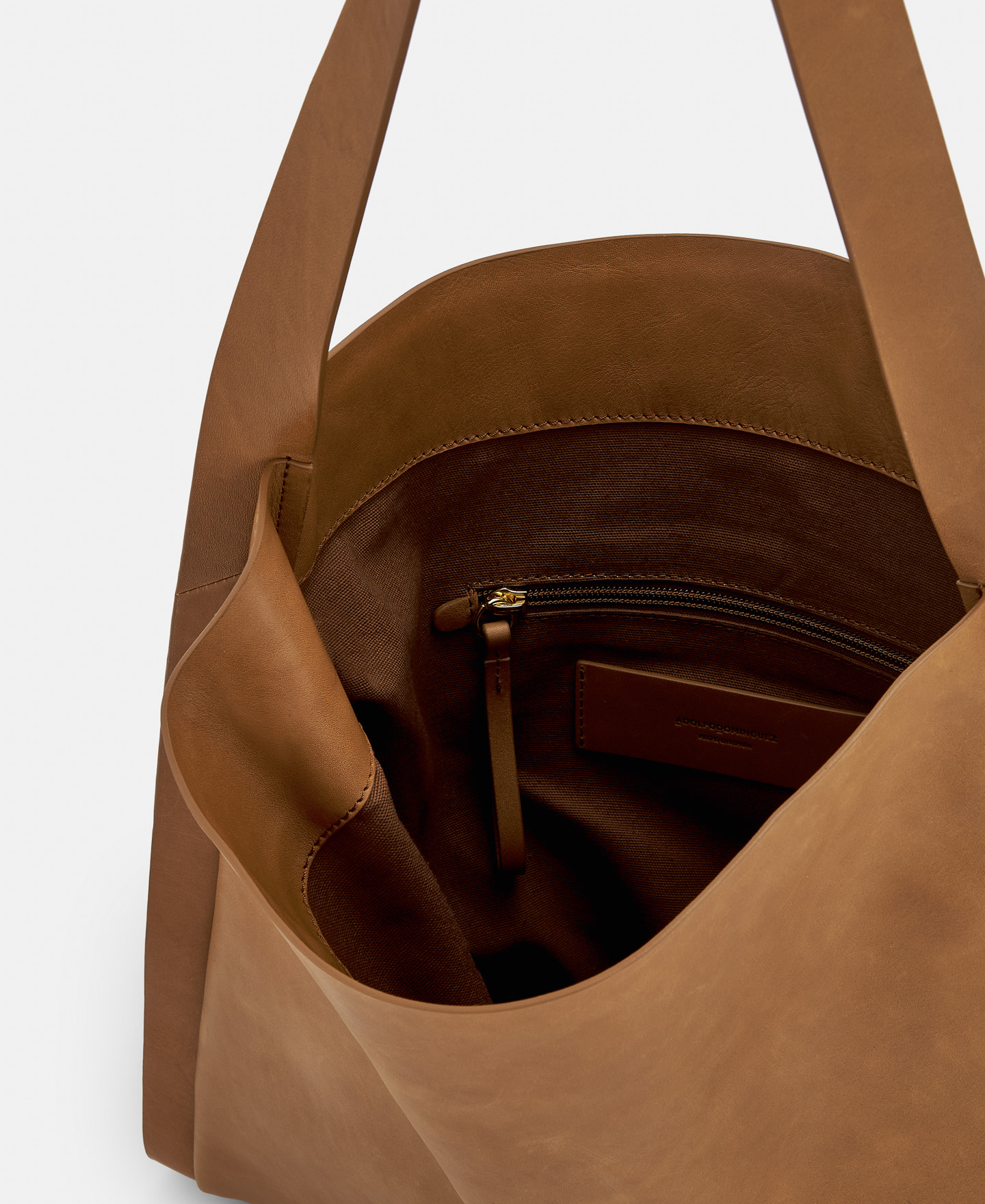 Responsible leather shopper bag image number 2