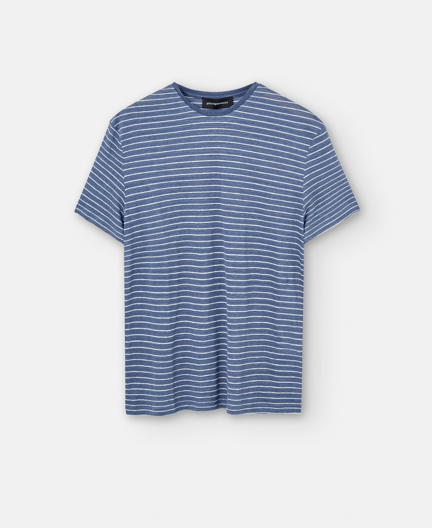 Camiseta de rayas en lino image number 4